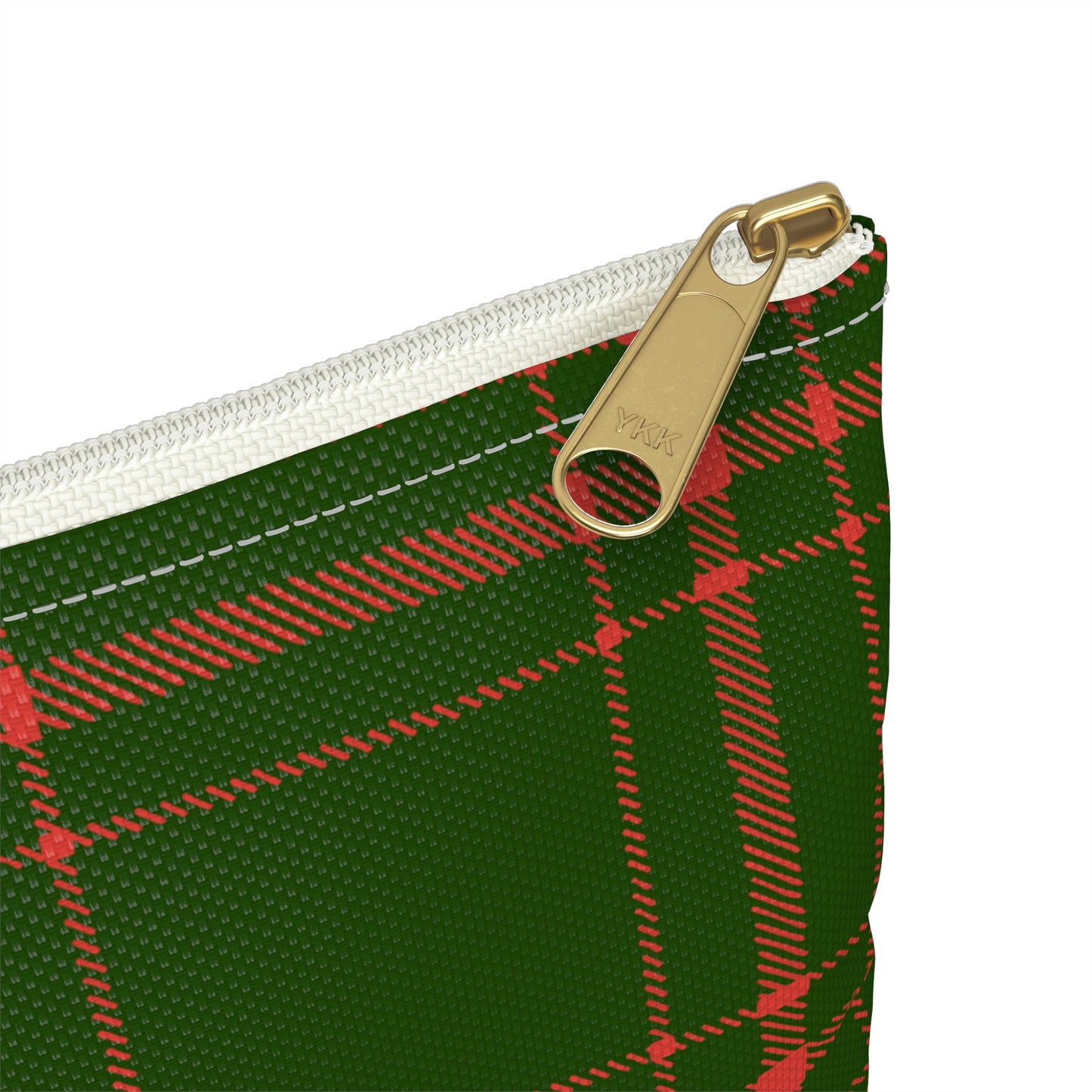 Scottish Terrier Accessory Pouch, Pet Lover Gift, Dog Travel Bag, Stylish Makeup Case, Plaid Organizer