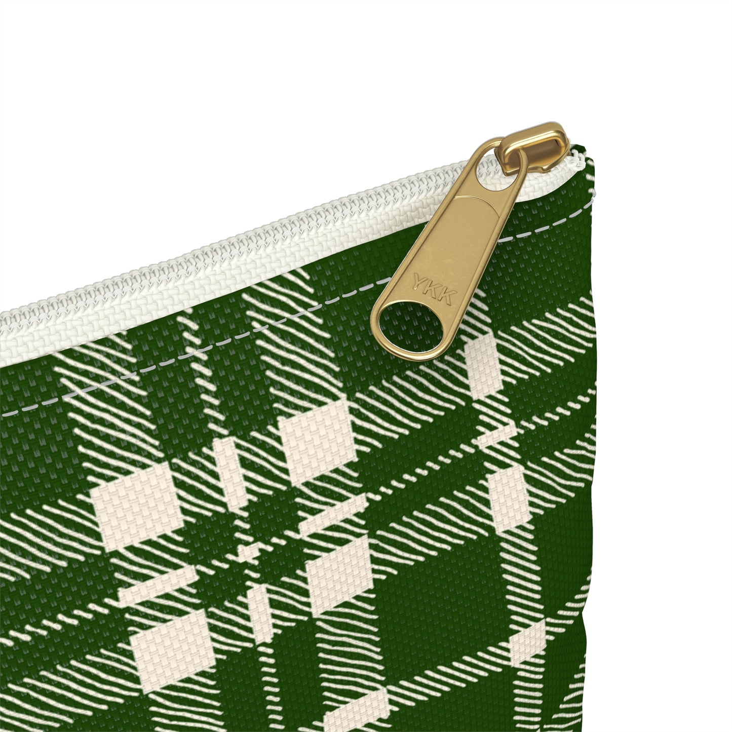 Scottish Terrier Accessory Pouch, Pet Lover Gift, Dog Travel Bag, Stylish Makeup Case, Plaid Organizer