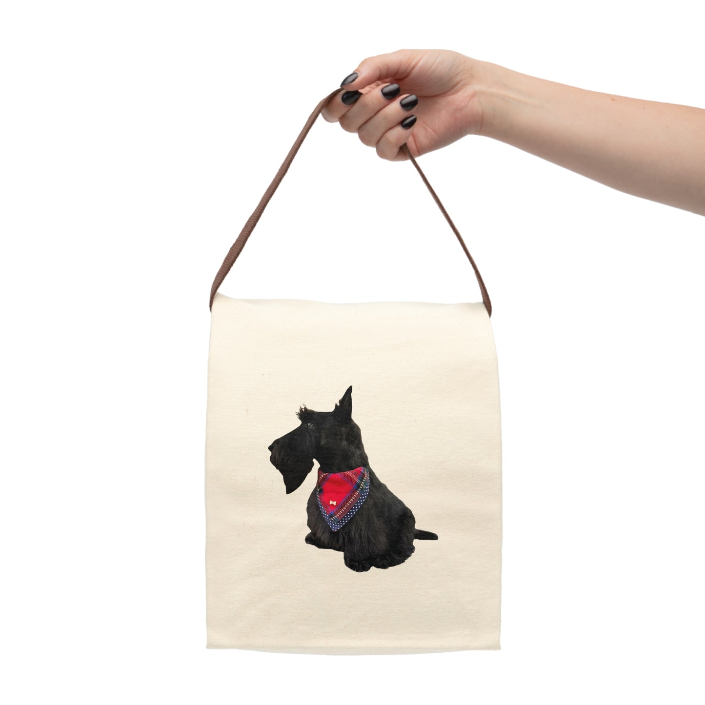 Scottish Terrier Canvas Lunch Bag
