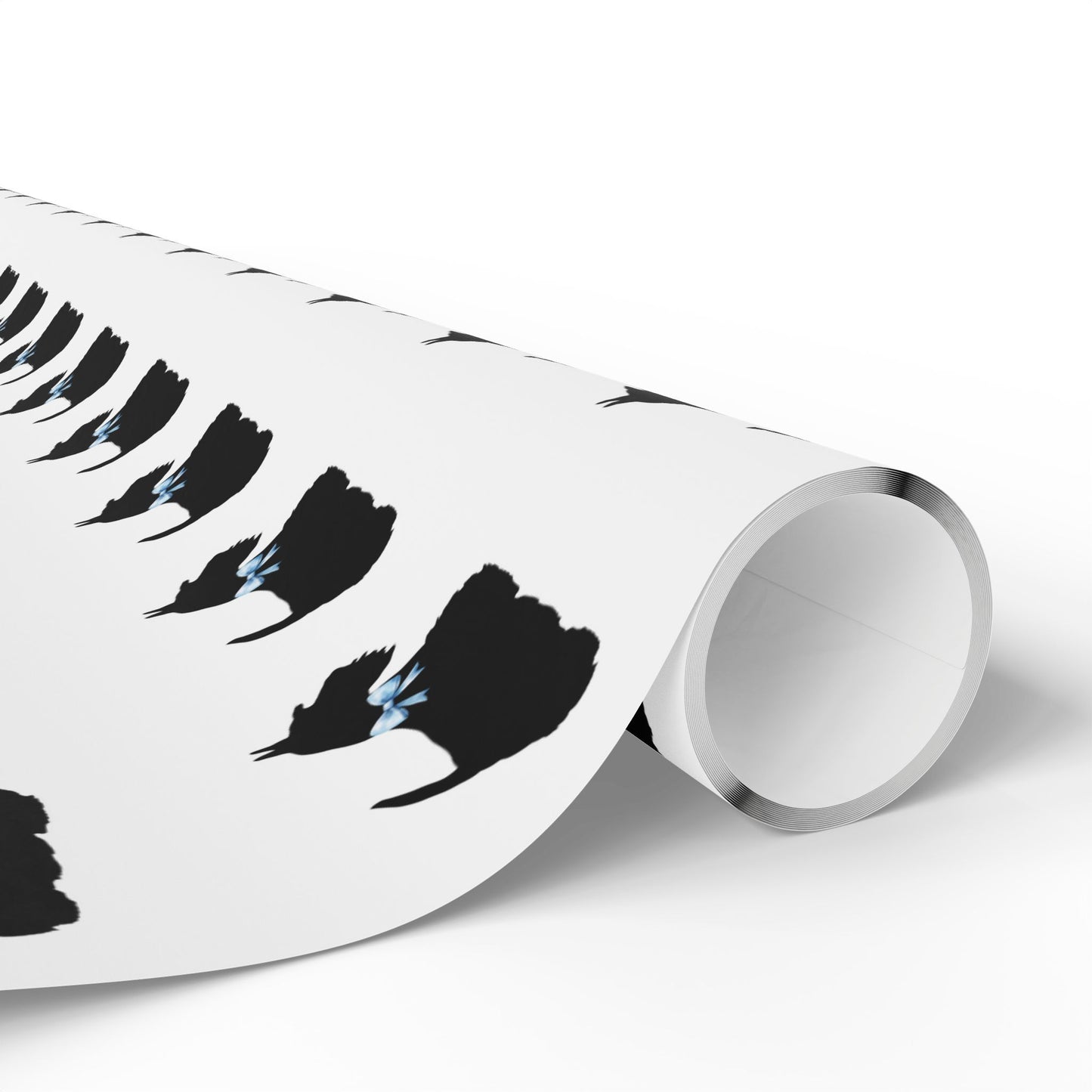 Wrapping Paper - Scottish Terrier with Blue Bow