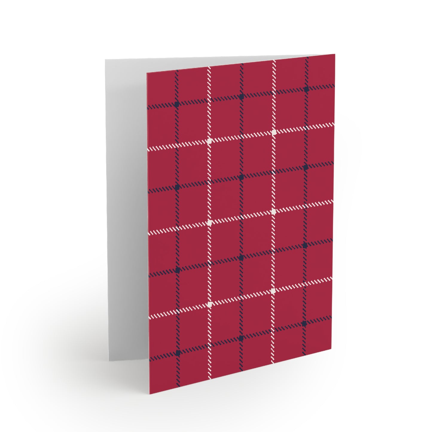 Scottish Terrier Tartan Holiday Card Set - Greeting Cards (8, 16, and 24 pcs)