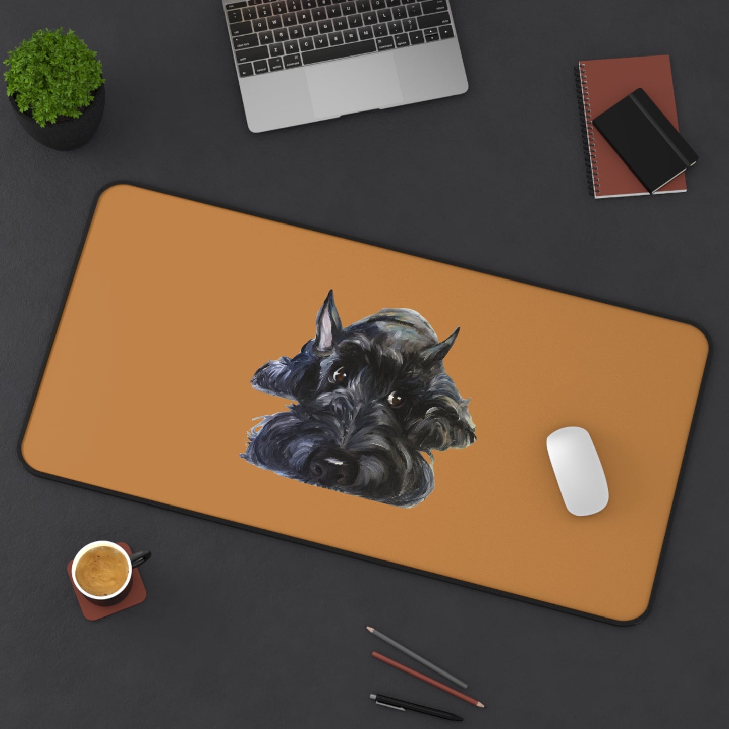 Scottish Terrier Desk Mat - Pet Lover Gift, Home Office Decor, Dog-Themed Desk Accessories, Personalized Gift, Animal Lover's Mat