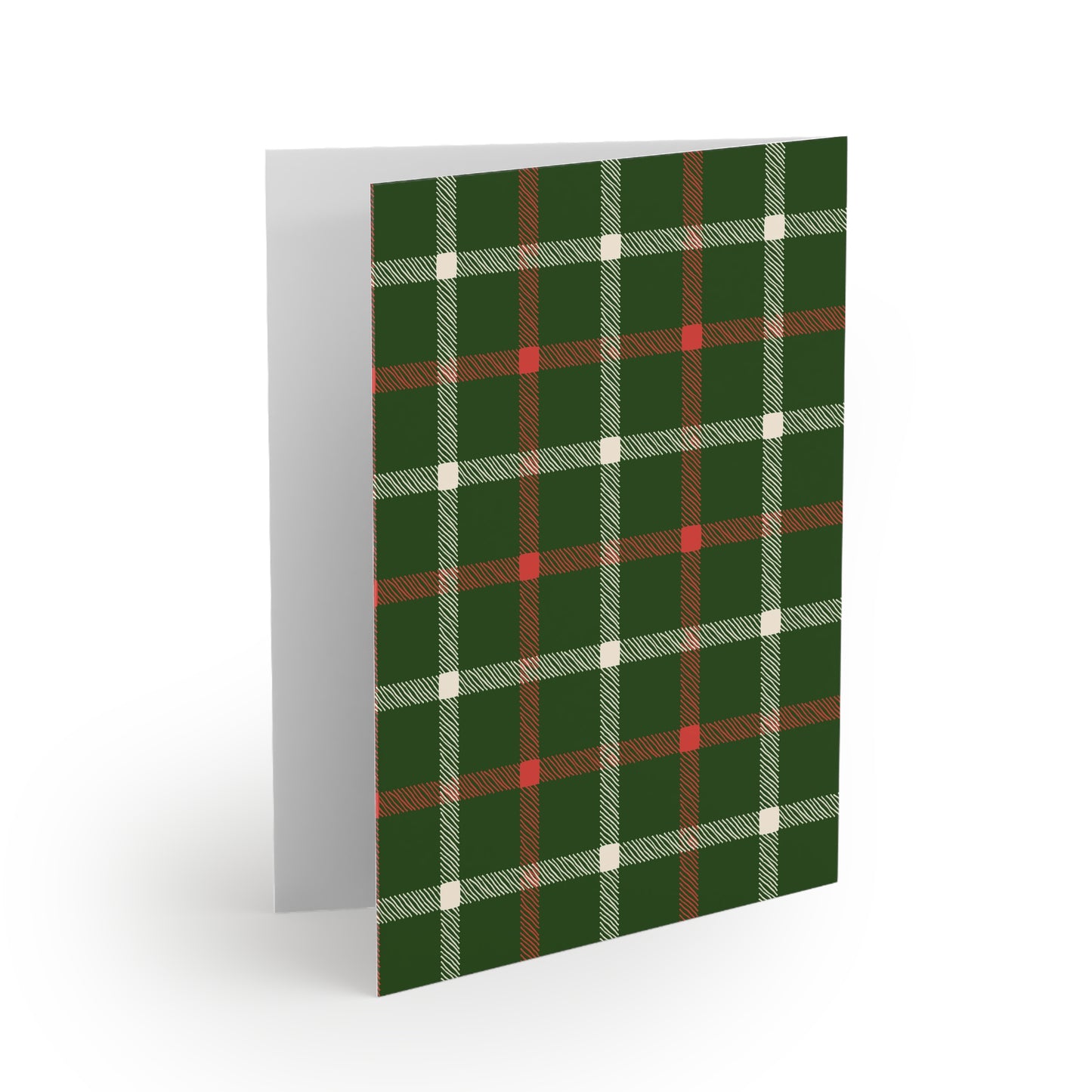 Scottish Terrier Tartan Holiday Card Set - Greeting Cards (8, 16, and 24 pcs)