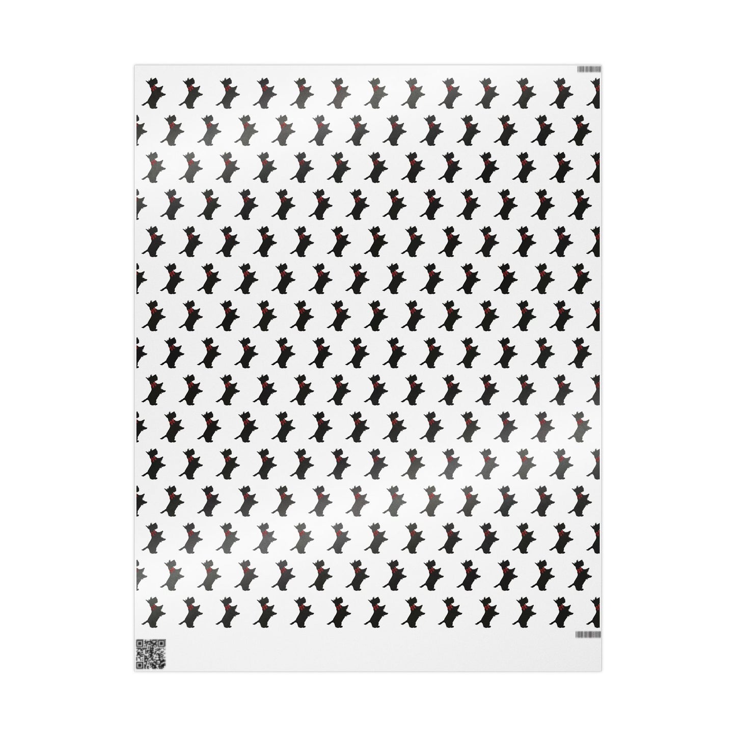Scottish Terrier Wrapping Paper, Scottie Dog Gift Wrap, Unique Decorative Paper, Eco-friendly Packaging, Party Supplies, Wrapping Essentials, Holiday Gift Wrap