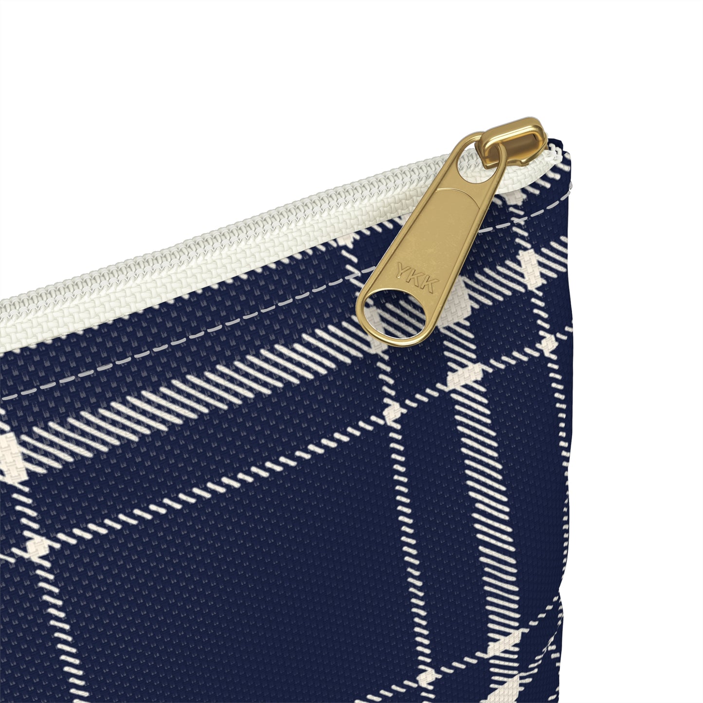 Scottish Terrier Accessory Pouch, Pet Lover Gift, Dog Travel Bag, Stylish Makeup Case, Plaid Organizer