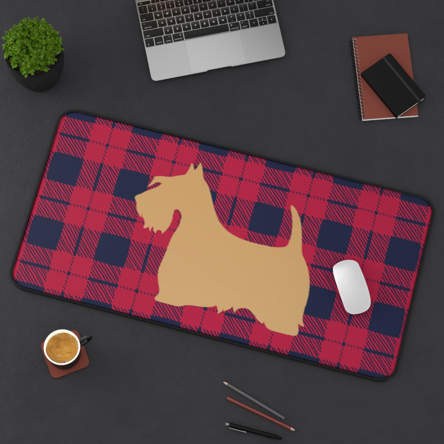 Scottish Terrier Desk Mat - Pet Lover Gift, Home Office Decor, Dog-Themed Desk Accessories, Personalized Gift, Animal Lover's Mat