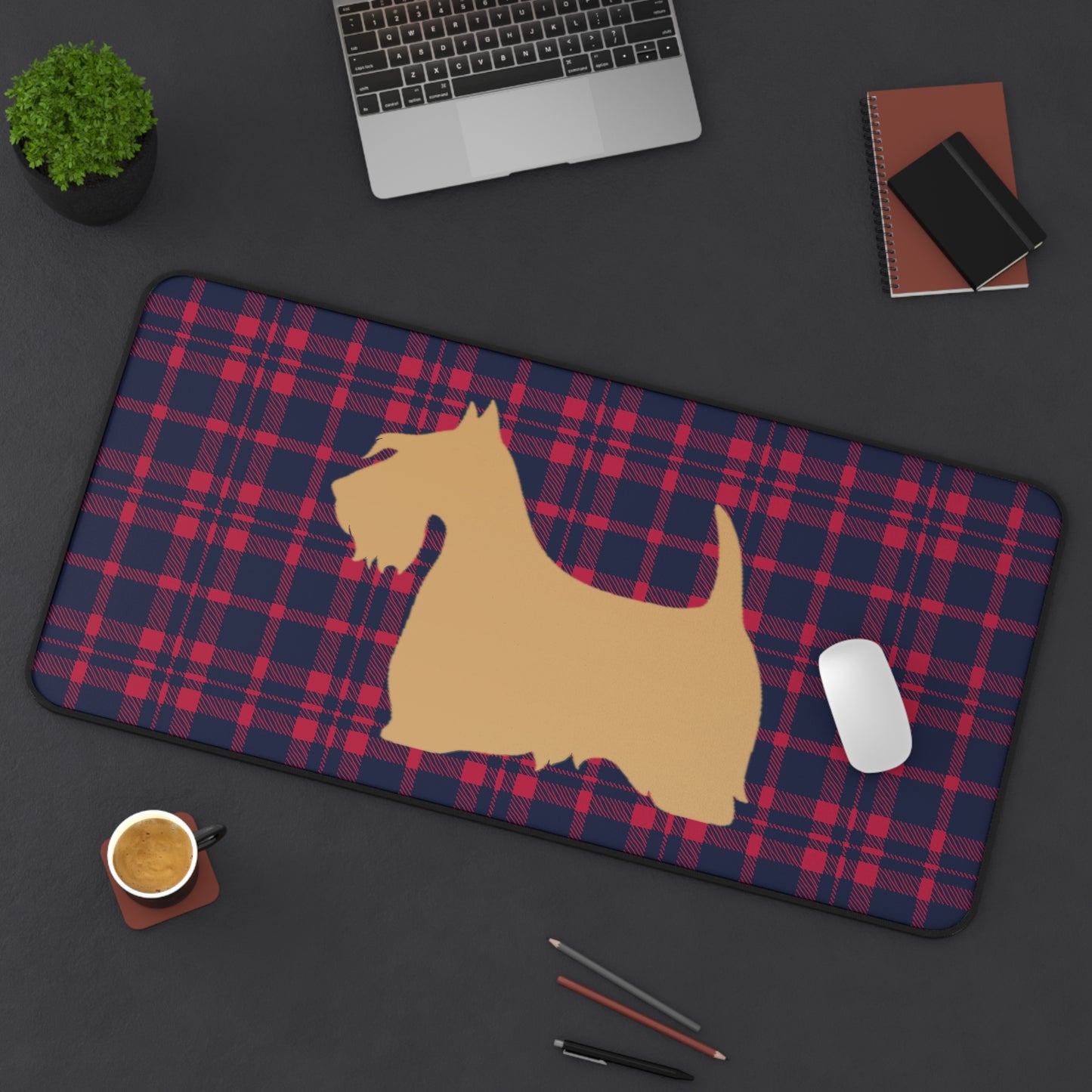 Scottish Terrier Desk Mat - Pet Lover Gift, Home Office Decor, Dog-Themed Desk Accessories, Personalized Gift, Animal Lover's Mat