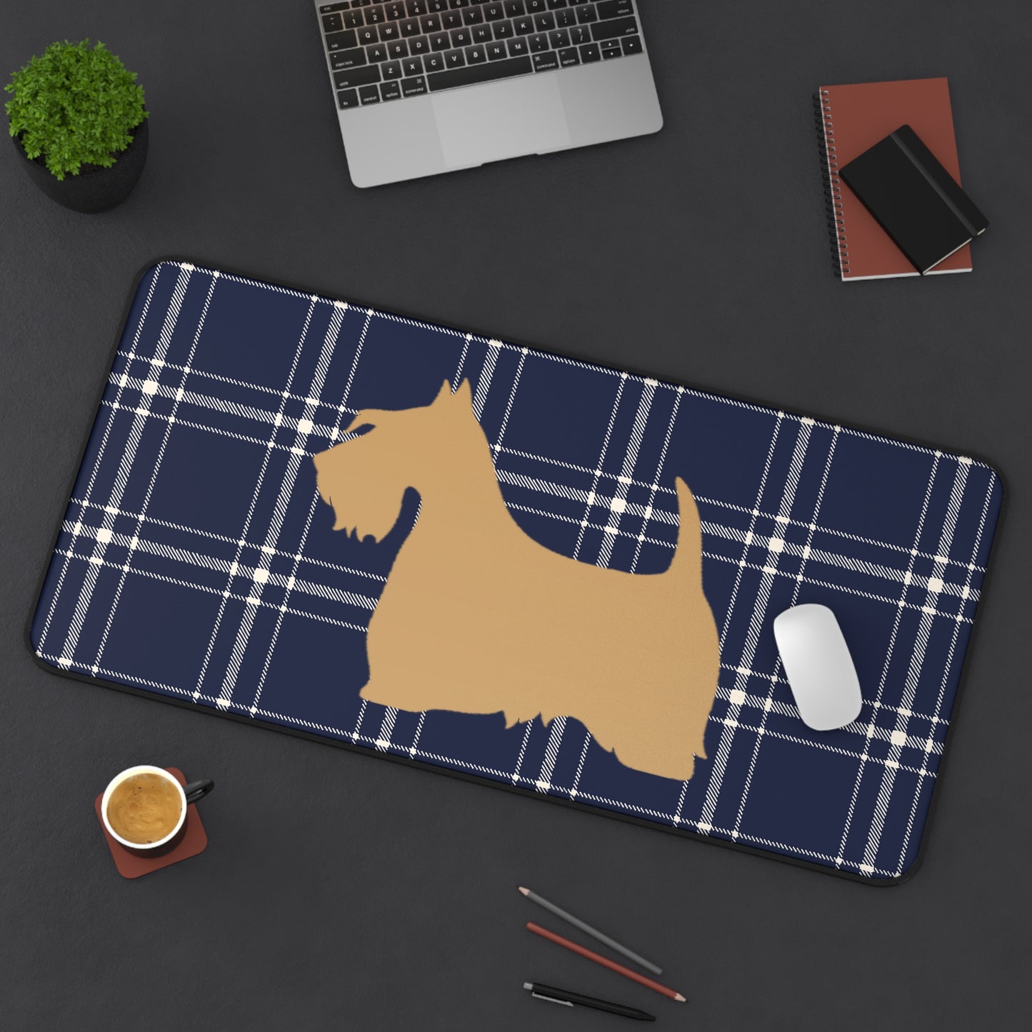 Scottish Terrier Desk Mat - Pet Lover Gift, Home Office Decor, Dog-Themed Desk Accessories, Personalized Gift, Animal Lover's Mat