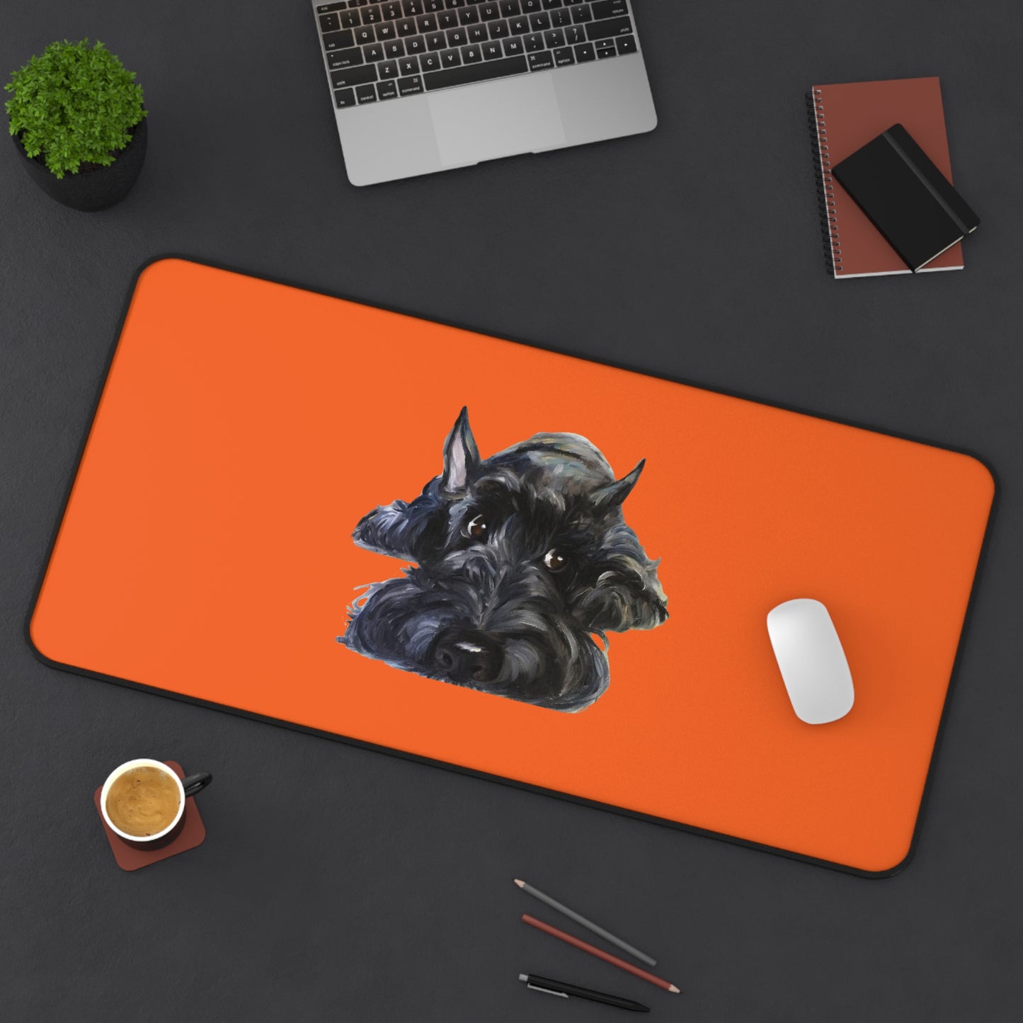 Scottish Terrier Desk Mat - Pet Lover Gift, Home Office Decor, Dog-Themed Desk Accessories, Personalized Gift, Animal Lover's Mat