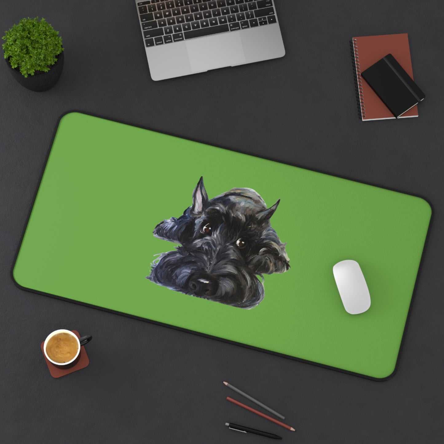 Scottish Terrier Desk Mat - Pet Lover Gift, Home Office Decor, Dog-Themed Desk Accessories, Personalized Gift, Animal Lover's Mat