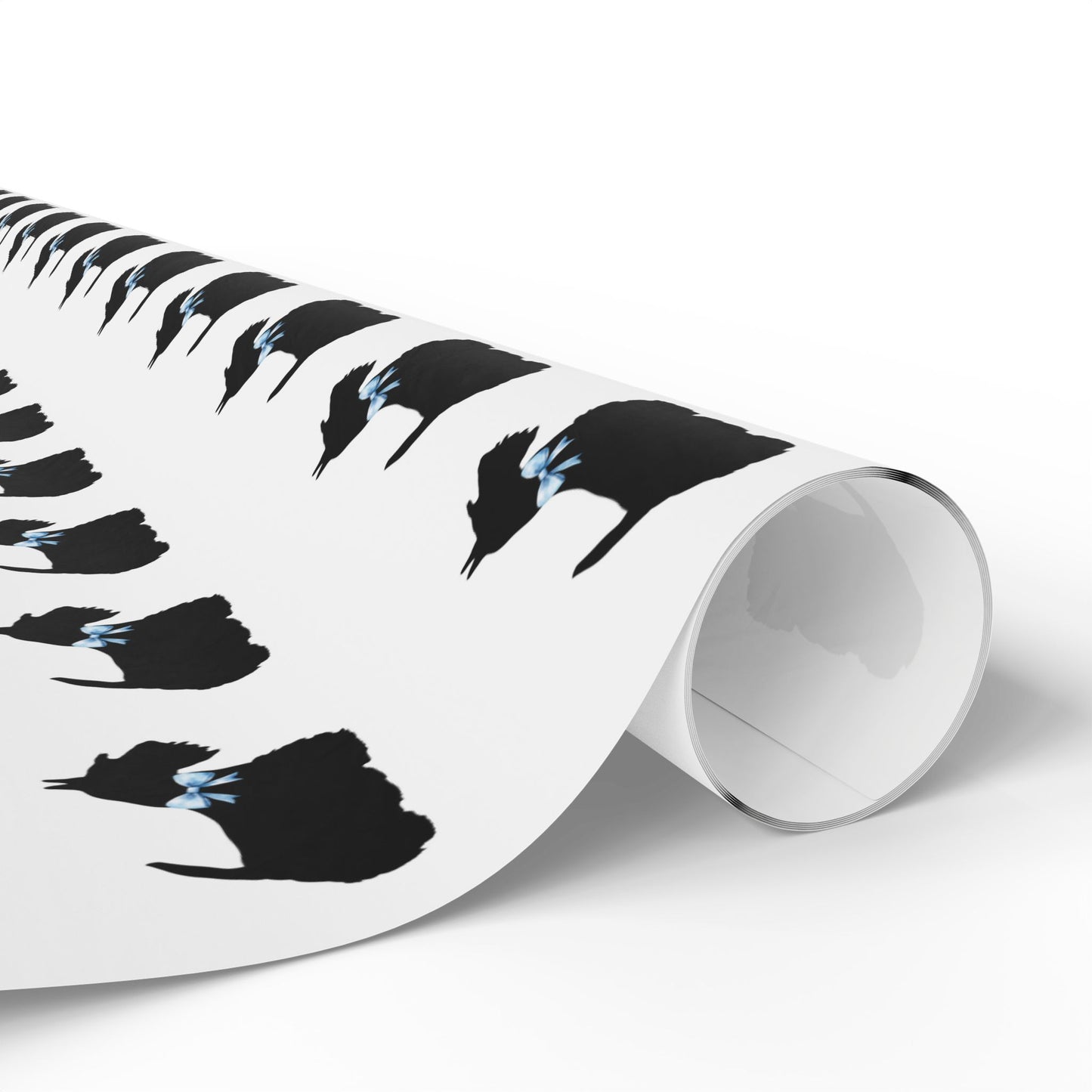 Wrapping Paper - Scottish Terrier with Blue Bow