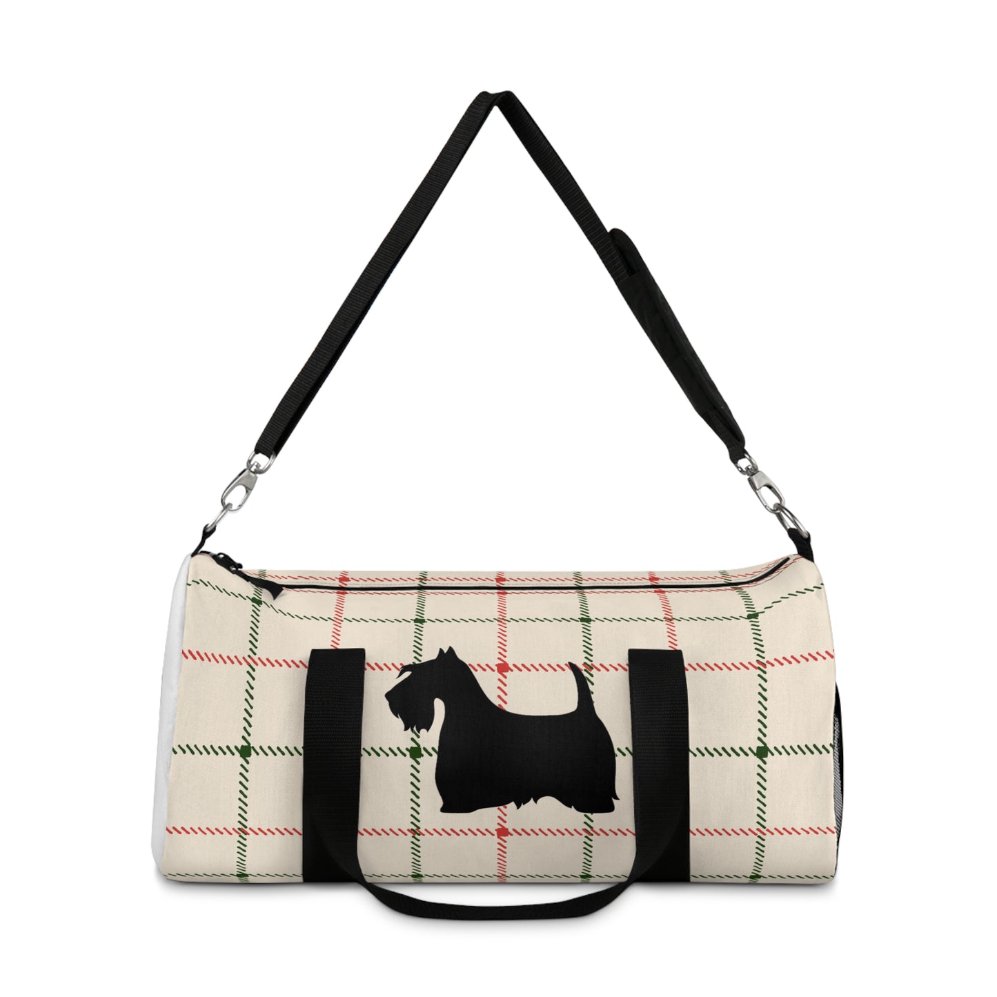 Plaid Scottish Terrier Duffel Bag - Perfect for Travel, Gym, Pet Owners, Gifts, and Weekenders