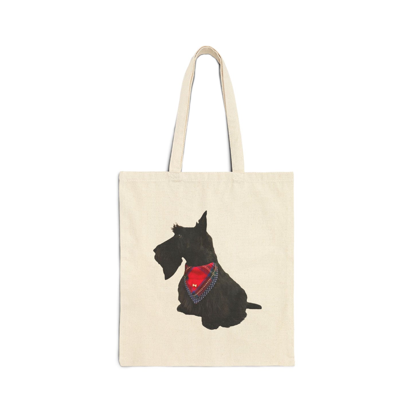 Fitz the Scottie Canvas Tote Bag