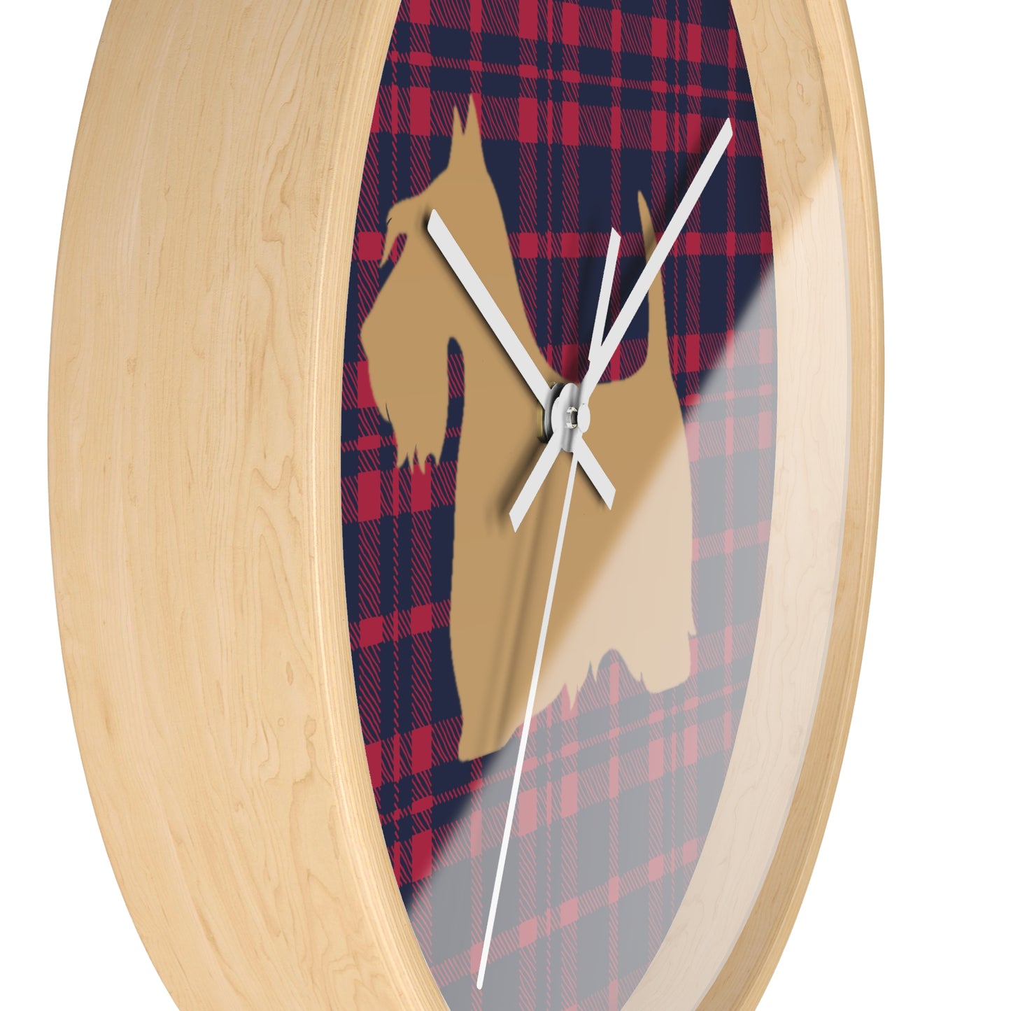 Scottish Terrier Wall Clock, Pet Lover Gift, Home Decor, Office Decor, Scottish Terrier Decor, Unique Wall Timepiece