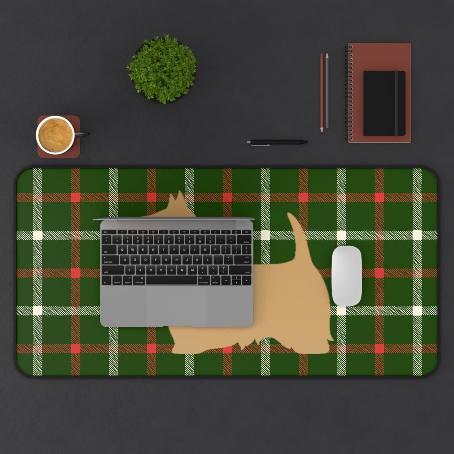 Scottish Terrier Desk Mat - Pet Lover Gift, Home Office Decor, Dog-Themed Desk Accessories, Personalized Gift, Animal Lover's Mat