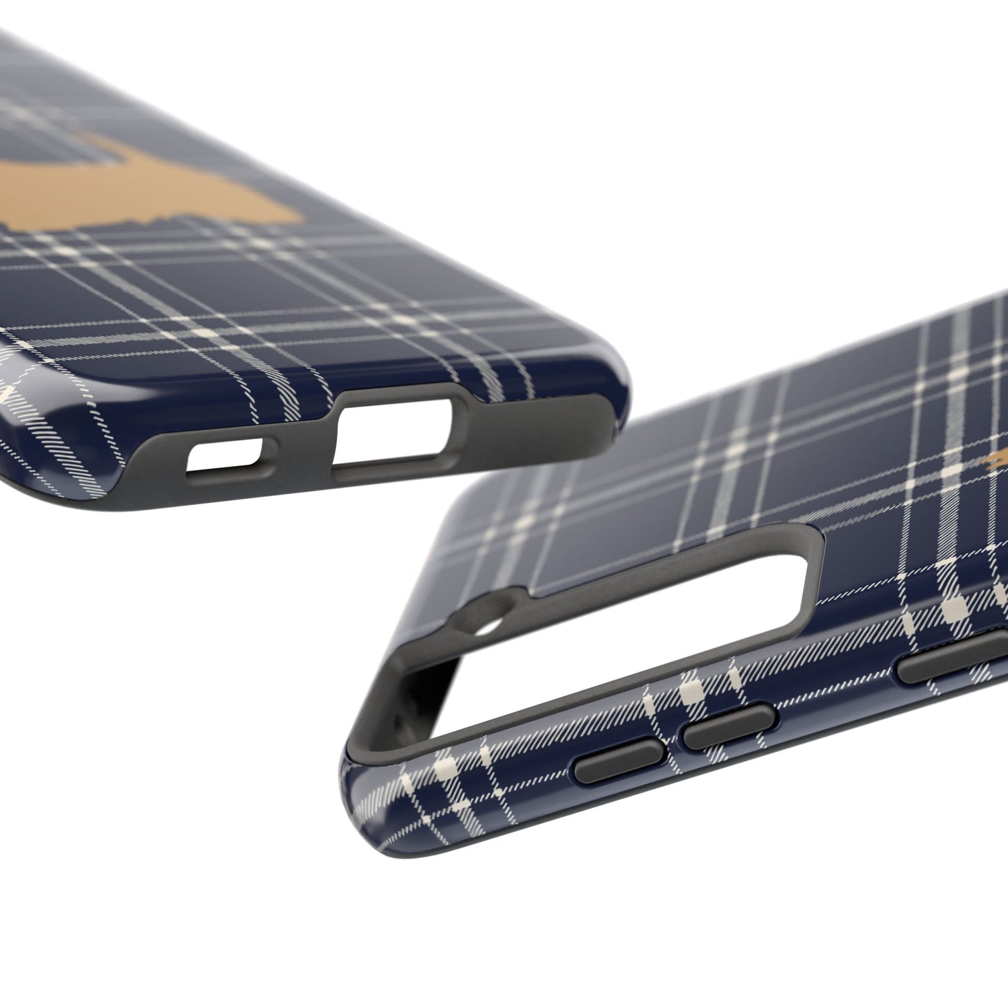 Scottish Terrier Phone Case, Tough Cases, Scottie Dog Phone Cover, Gift for Dog Lovers, Plaid Design