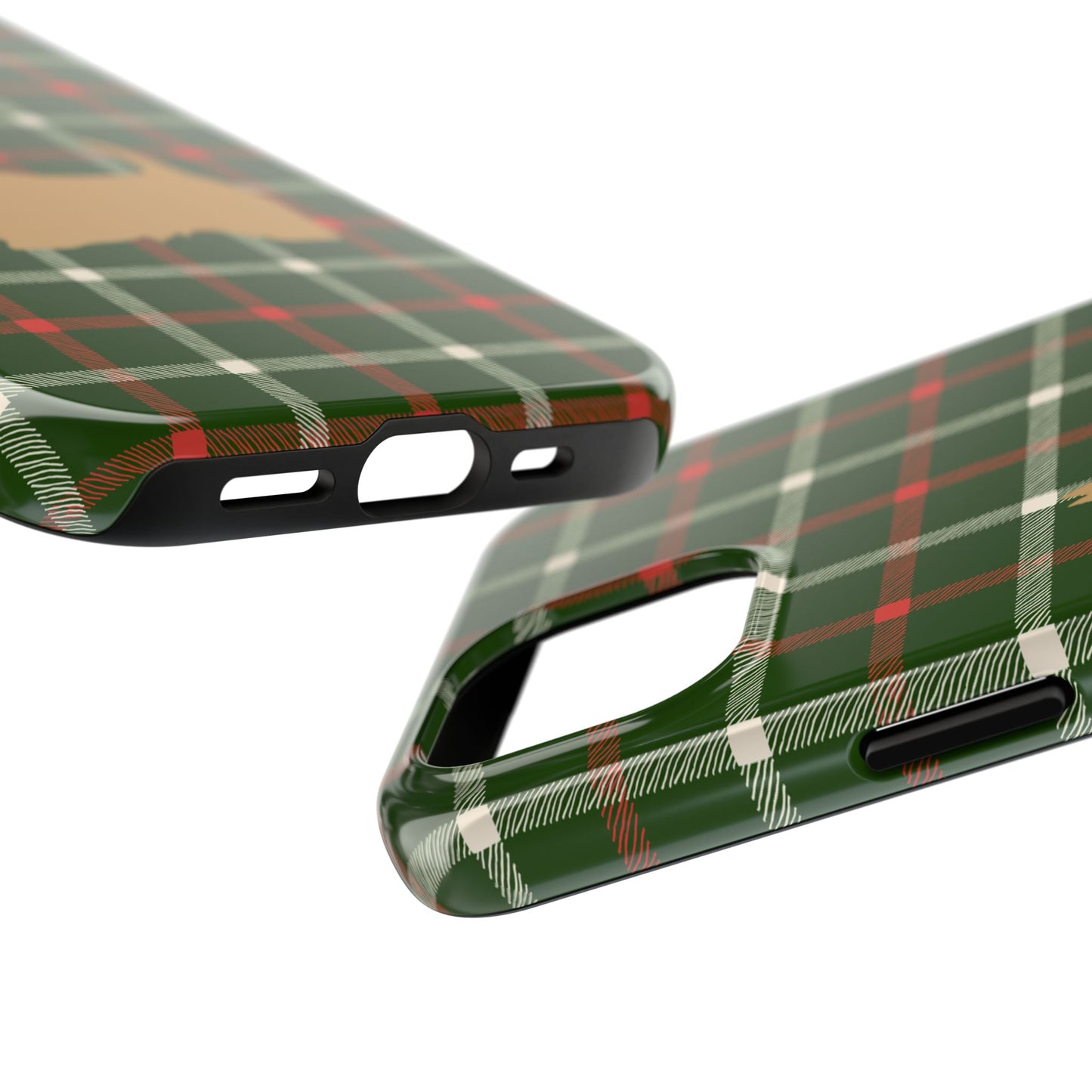 Scottish Terrier Phone Case, Tough Cases, Scottie Dog Phone Cover, Gift for Dog Lovers, Plaid Design