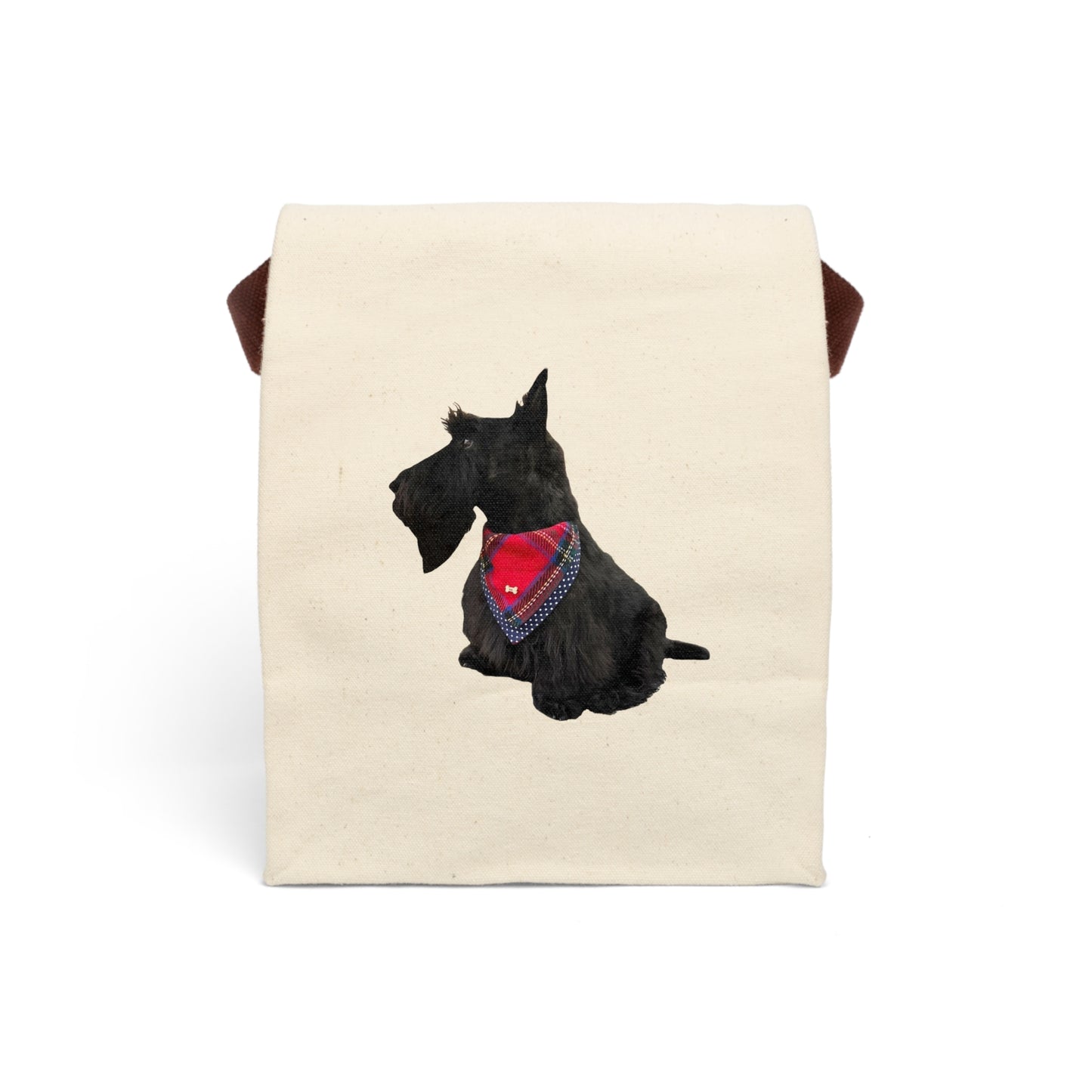 Scottish Terrier Canvas Lunch Bag