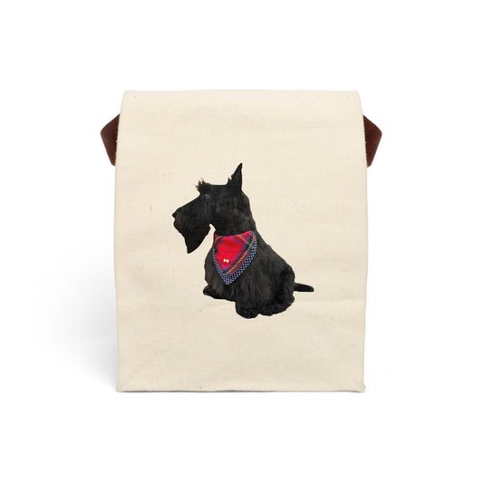Scottish Terrier Canvas Lunch Bag