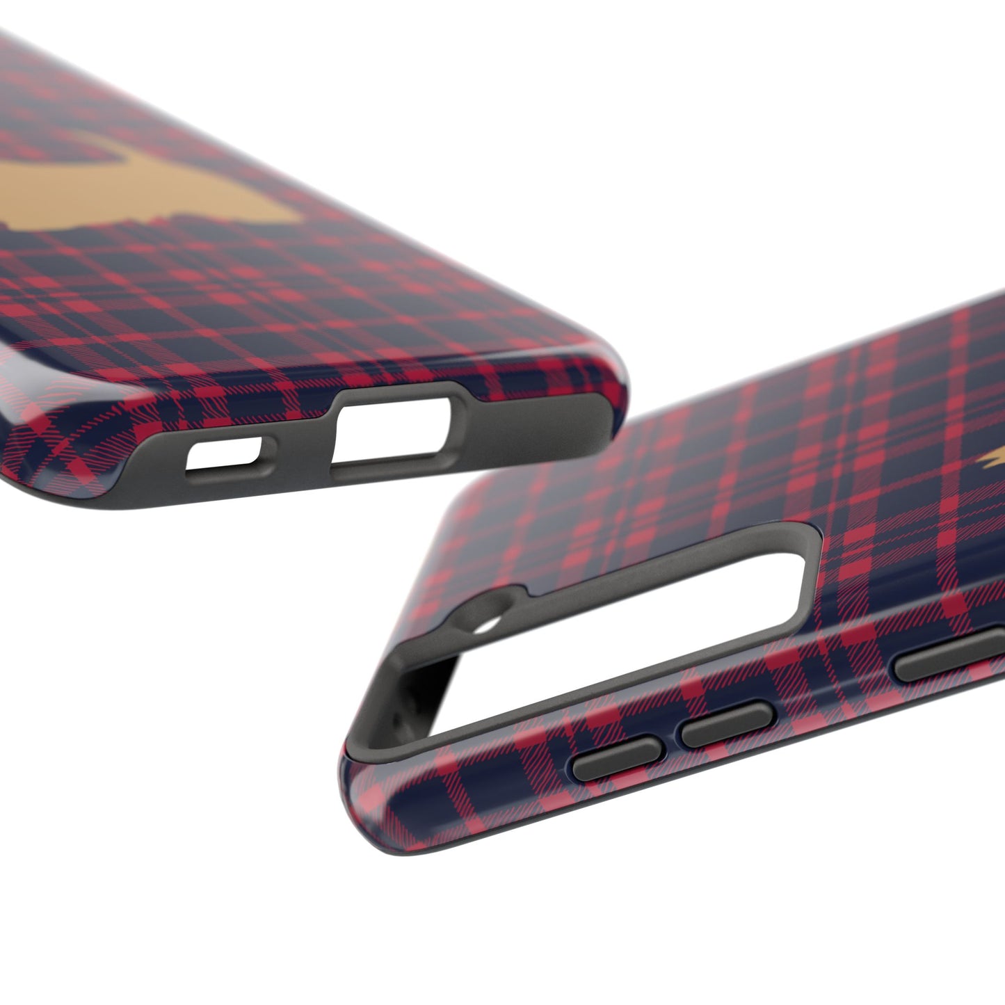 Scottish Terrier Phone Case, Tough Cases, Scottie Dog Phone Cover, Gift for Dog Lovers, Plaid Design