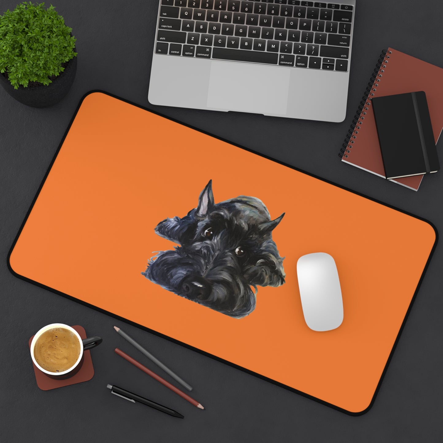 Scottish Terrier Desk Mat - Pet Lover Gift, Home Office Decor, Dog-Themed Desk Accessories, Personalized Gift, Animal Lover's Mat