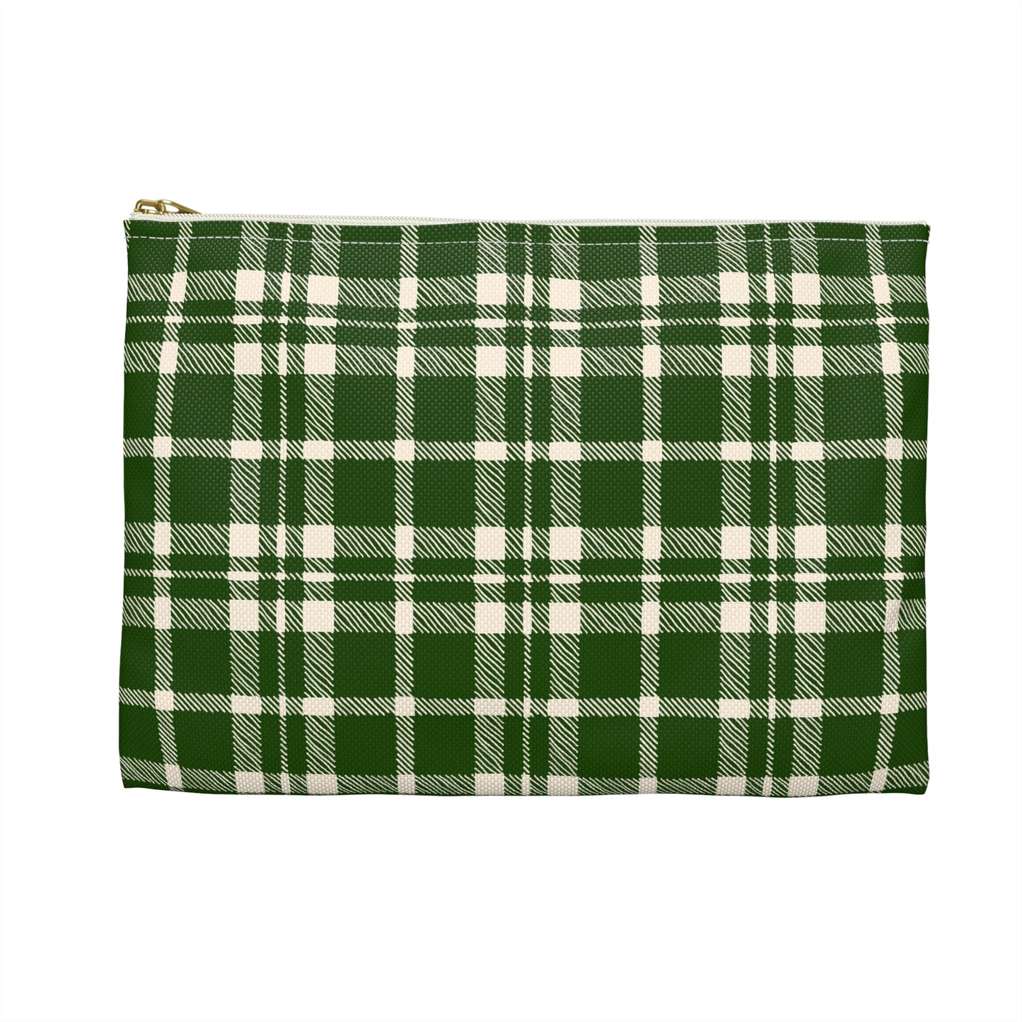 Scottish Terrier Accessory Pouch, Pet Lover Gift, Dog Travel Bag, Stylish Makeup Case, Plaid Organizer