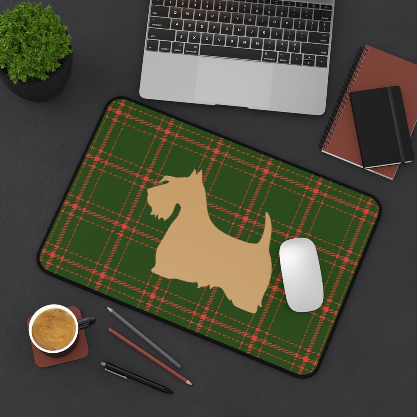 Scottish Terrier Desk Mat - Pet Lover Gift, Home Office Decor, Dog-Themed Desk Accessories, Personalized Gift, Animal Lover's Mat