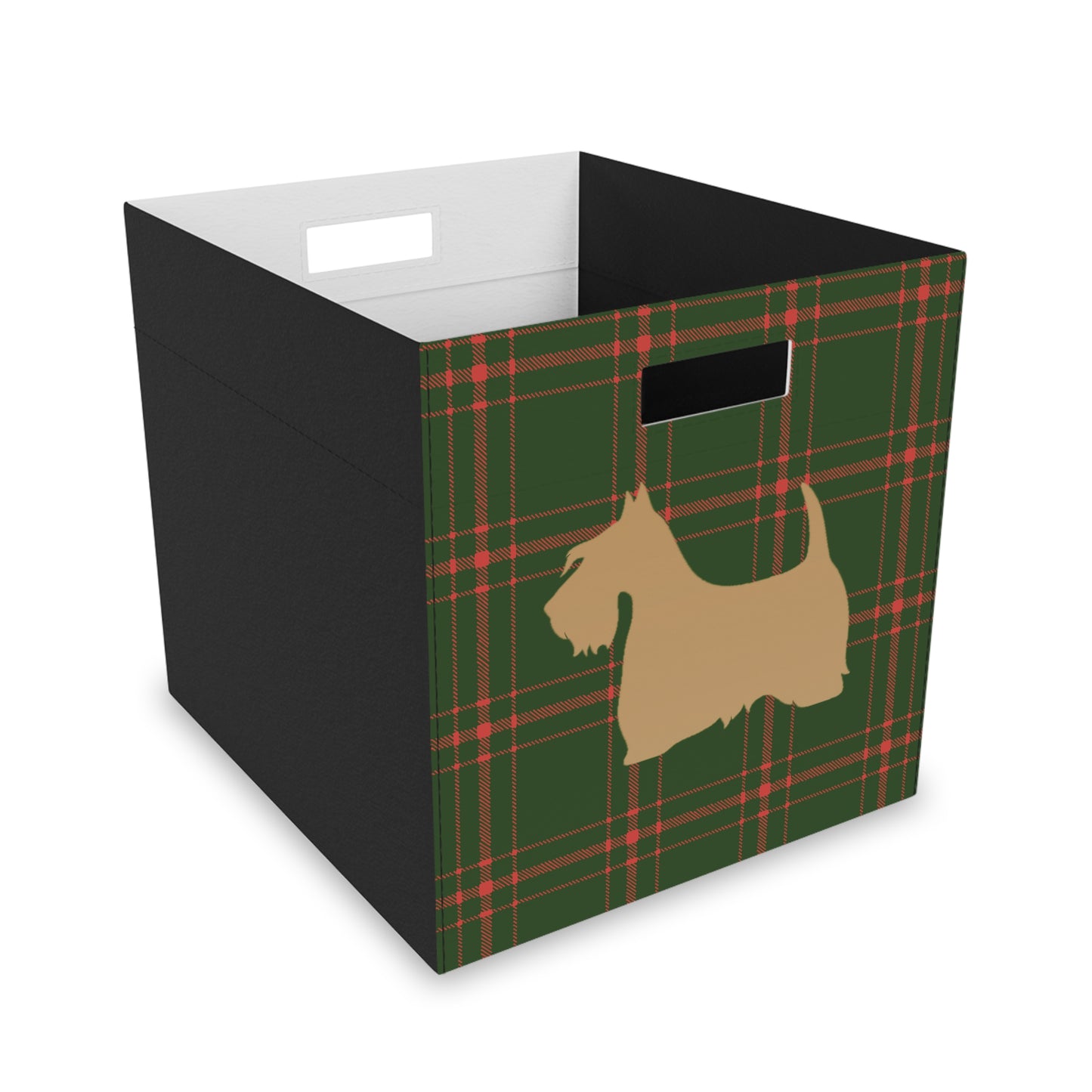 Scottish Terrier Plush Storage Box, Cozy Organizer, Home Decor, Pet-Friendly, Gift Idea, Game Room, Modern Storage Solution