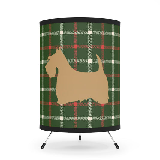 Scottish Terrier Tripod Lamp, Pet Lovers Home Decor, Vintage Style Lighting, High-Res Printed Shade, Unique Gifts for Dog Owners