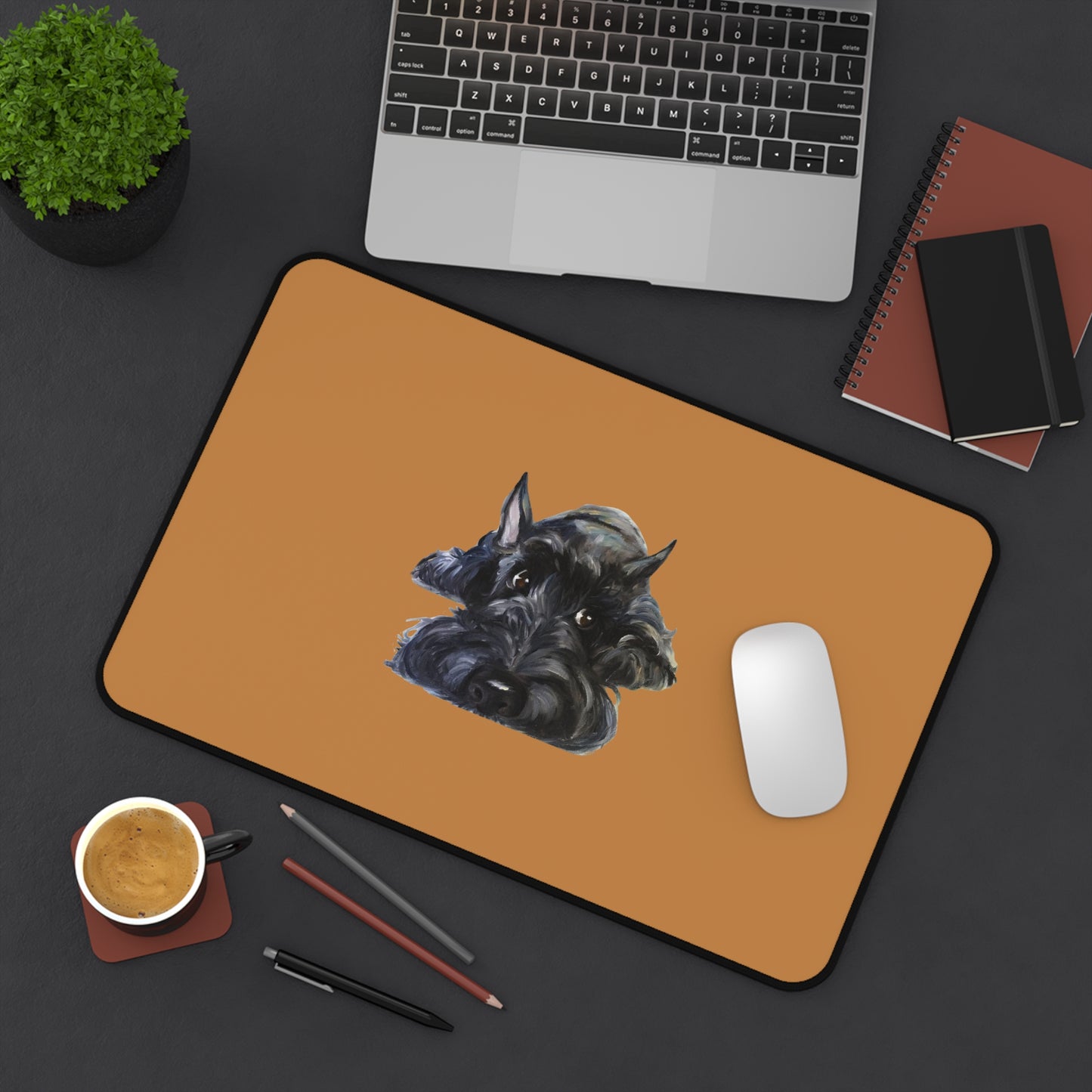 Scottish Terrier Desk Mat - Pet Lover Gift, Home Office Decor, Dog-Themed Desk Accessories, Personalized Gift, Animal Lover's Mat