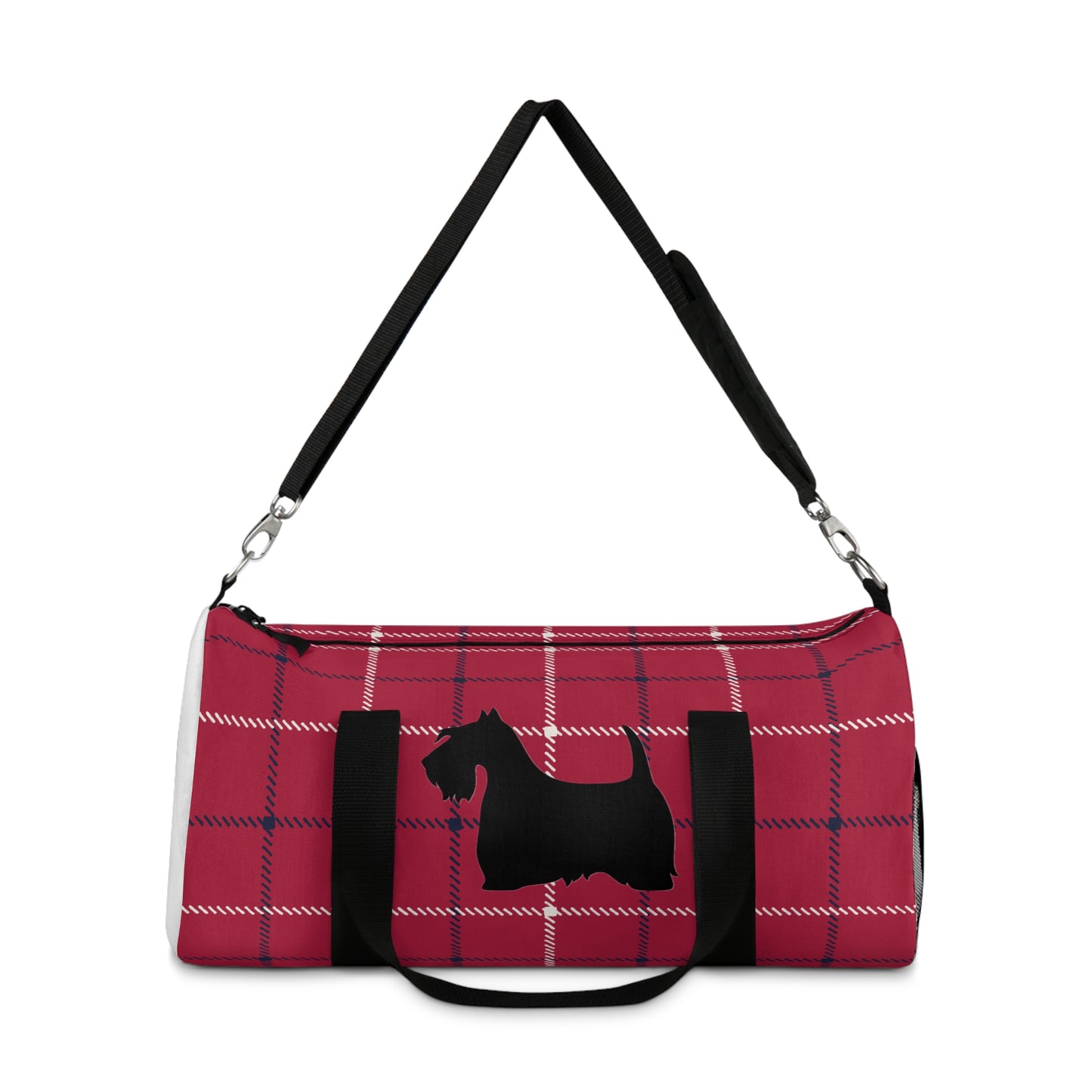 Plaid Scottish Terrier Duffel Bag - Perfect for Travel, Gym, Pet Owners, Gifts, and Weekenders