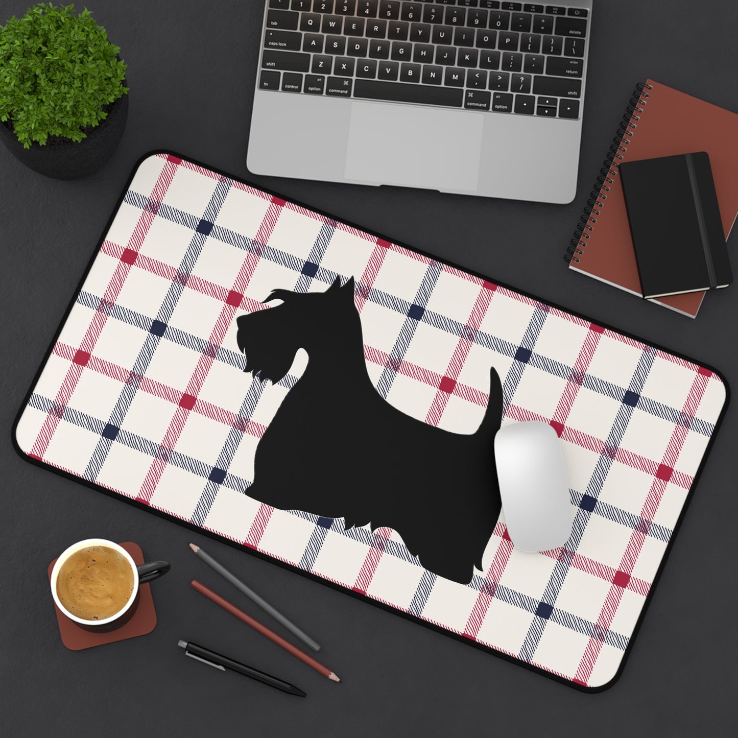 Scottish Terrier Desk Mat - Pet Lover Gift, Home Office Decor, Dog-Themed Desk Accessories, Personalized Gift, Animal Lover's Mat