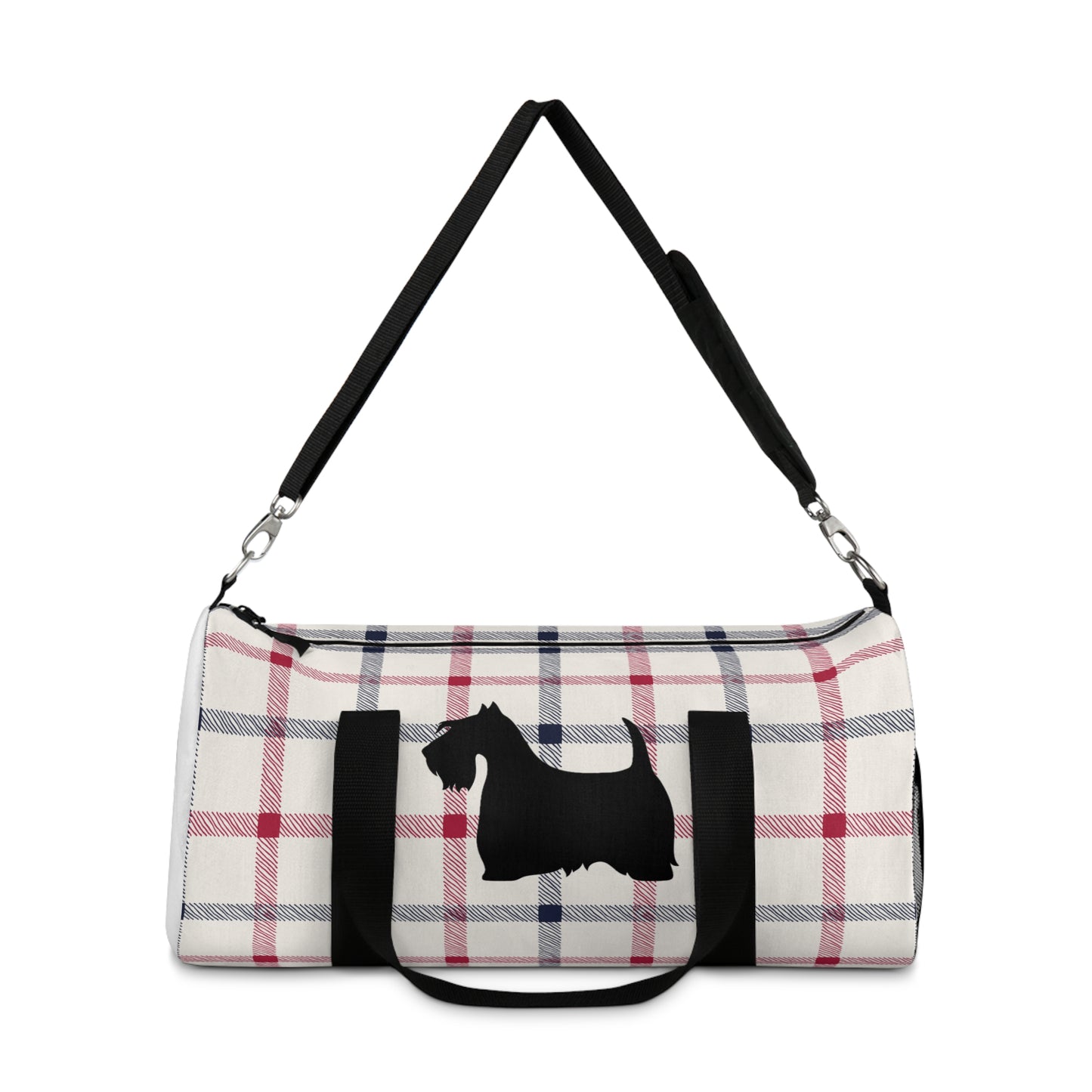 Plaid Scottish Terrier Duffel Bag - Perfect for Travel, Gym, Pet Owners, Gifts, and Weekenders