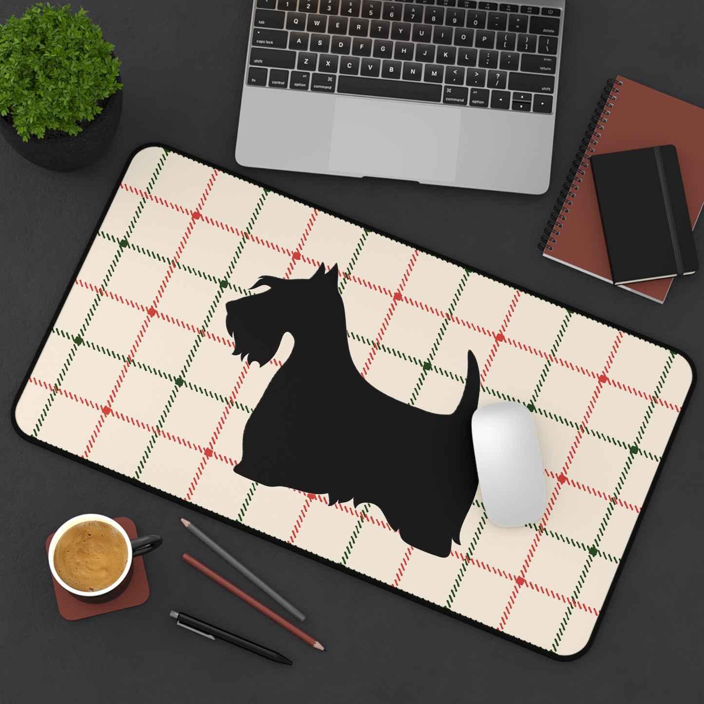 Scottish Terrier Desk Mat - Pet Lover Gift, Home Office Decor, Dog-Themed Desk Accessories, Personalized Gift, Animal Lover's Mat