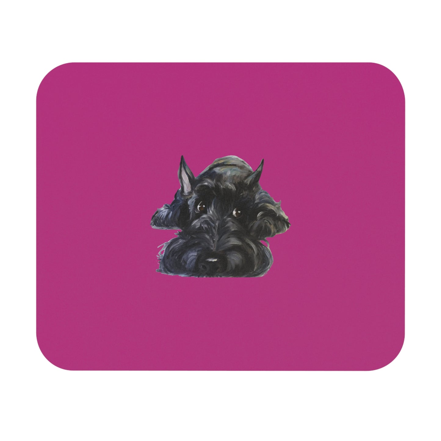 Scottish Terrier Mouse Pad | Cute Dog Lover Gift | Office Decor | Stationery | Pet Themed Home Office Accessories | Animal Lover Merchandise