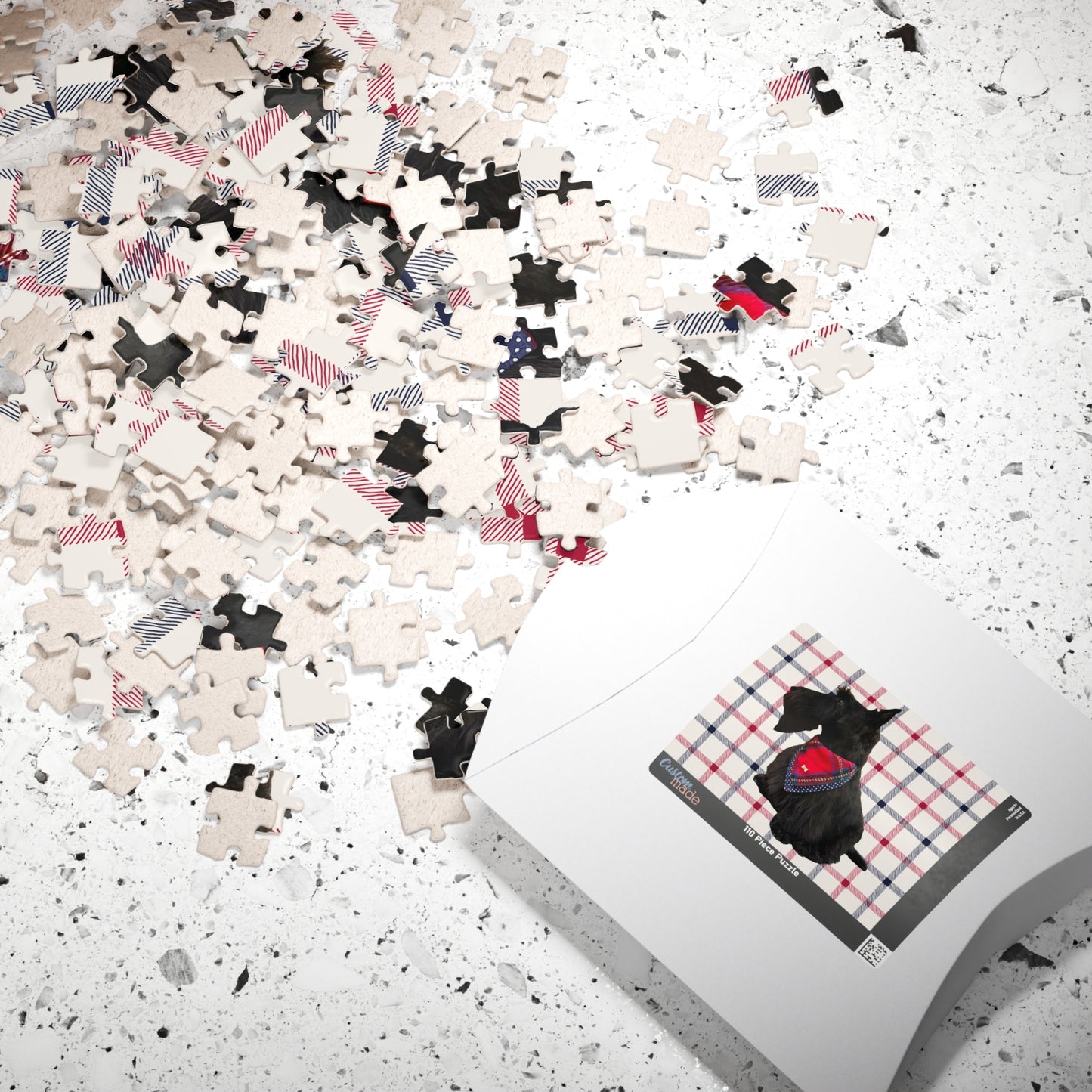 Scottish Terrier Puzzle, Dog Lover's Jigsaw Puzzle, Fun Family Game, Pet Themed Gift, Perfect for Birthdays