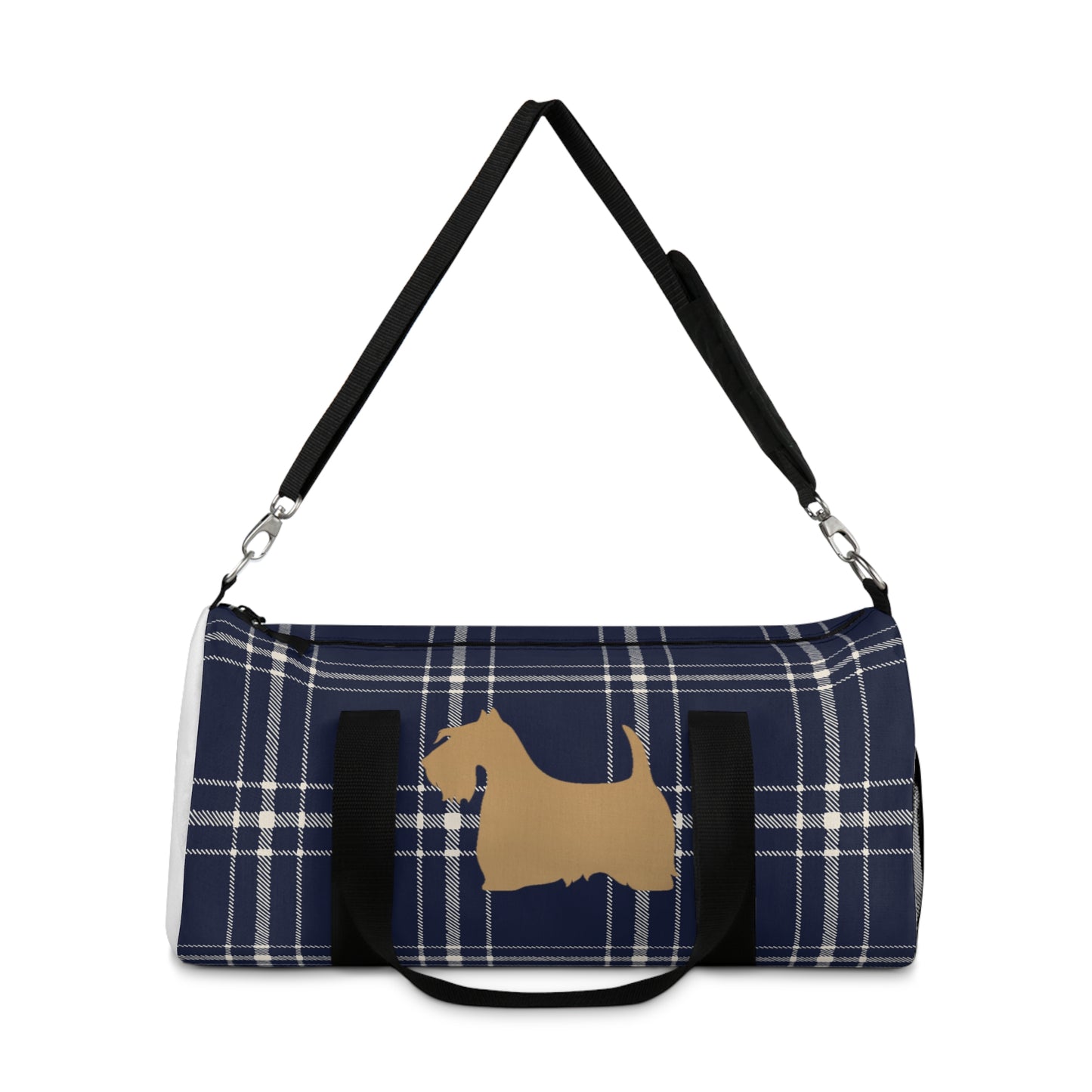 Plaid Scottish Terrier Duffel Bag - Perfect for Travel, Gym, Pet Owners, Gifts, and Weekenders