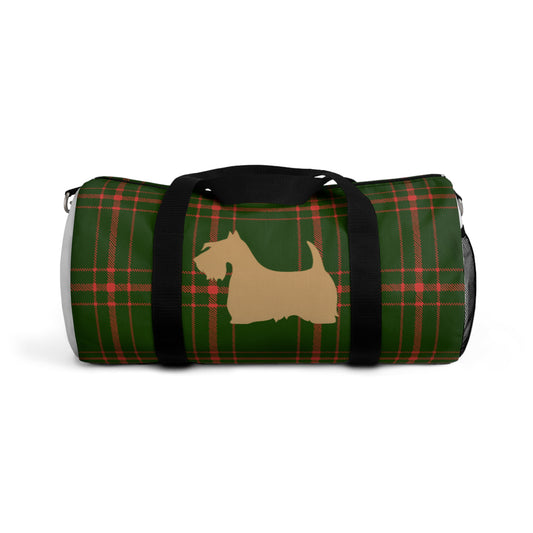 Plaid Scottish Terrier Duffel Bag - Perfect for Travel, Gym, Pet Owners, Gifts, and Weekenders