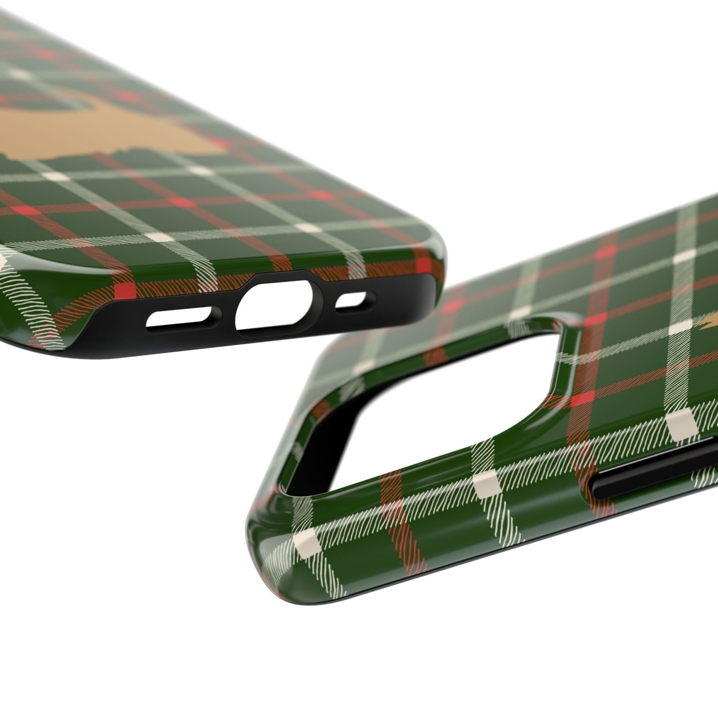 Scottish Terrier Phone Case, Tough Cases, Scottie Dog Phone Cover, Gift for Dog Lovers, Plaid Design