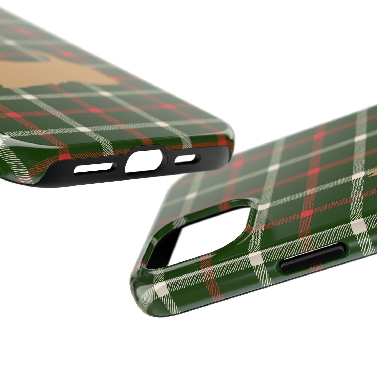 Scottish Terrier Phone Case, Tough Cases, Scottie Dog Phone Cover, Gift for Dog Lovers, Plaid Design