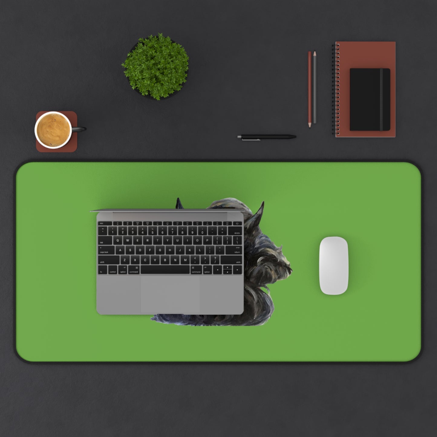 Scottish Terrier Desk Mat - Pet Lover Gift, Home Office Decor, Dog-Themed Desk Accessories, Personalized Gift, Animal Lover's Mat