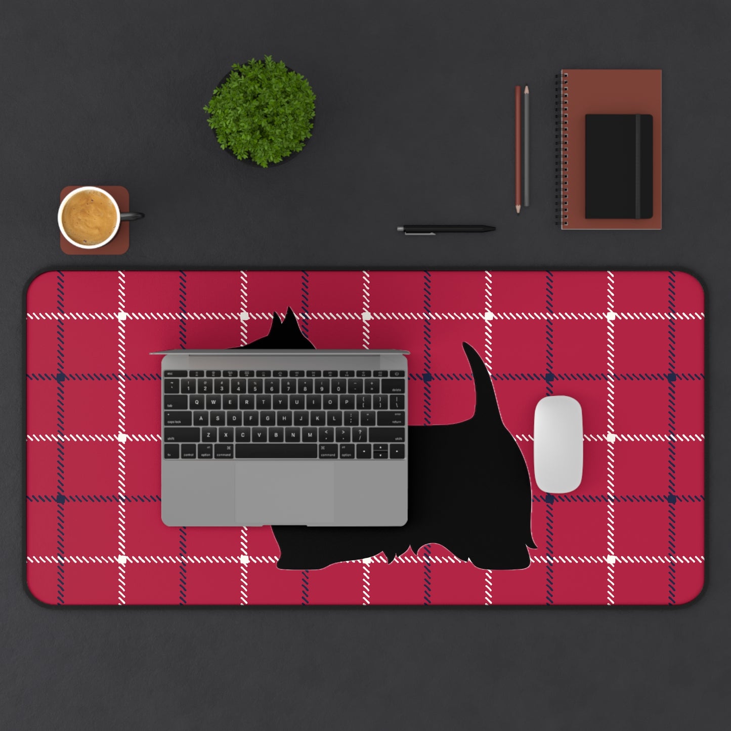 Scottish Terrier Desk Mat - Pet Lover Gift, Home Office Decor, Dog-Themed Desk Accessories, Personalized Gift, Animal Lover's Mat