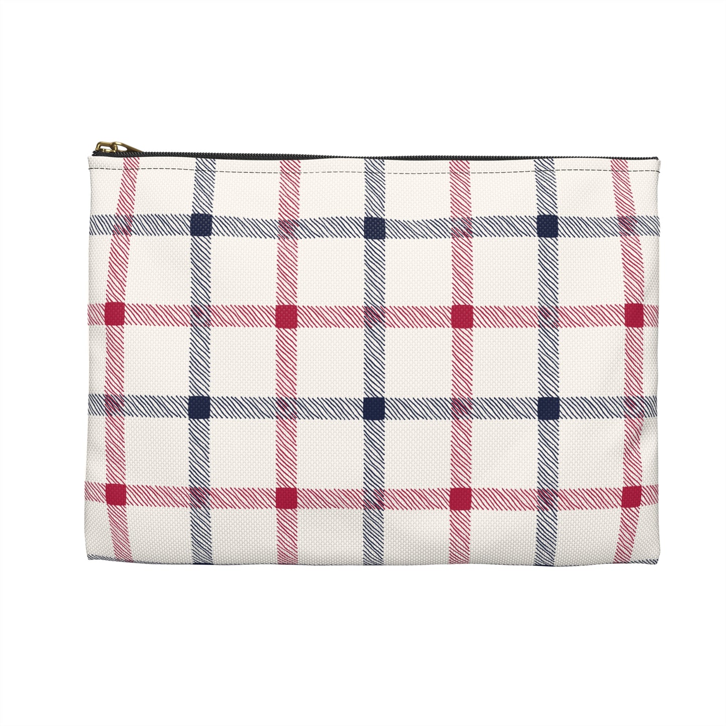 Scottish Terrier Accessory Pouch, Pet Lover Gift, Dog Travel Bag, Stylish Makeup Case, Plaid Organizer