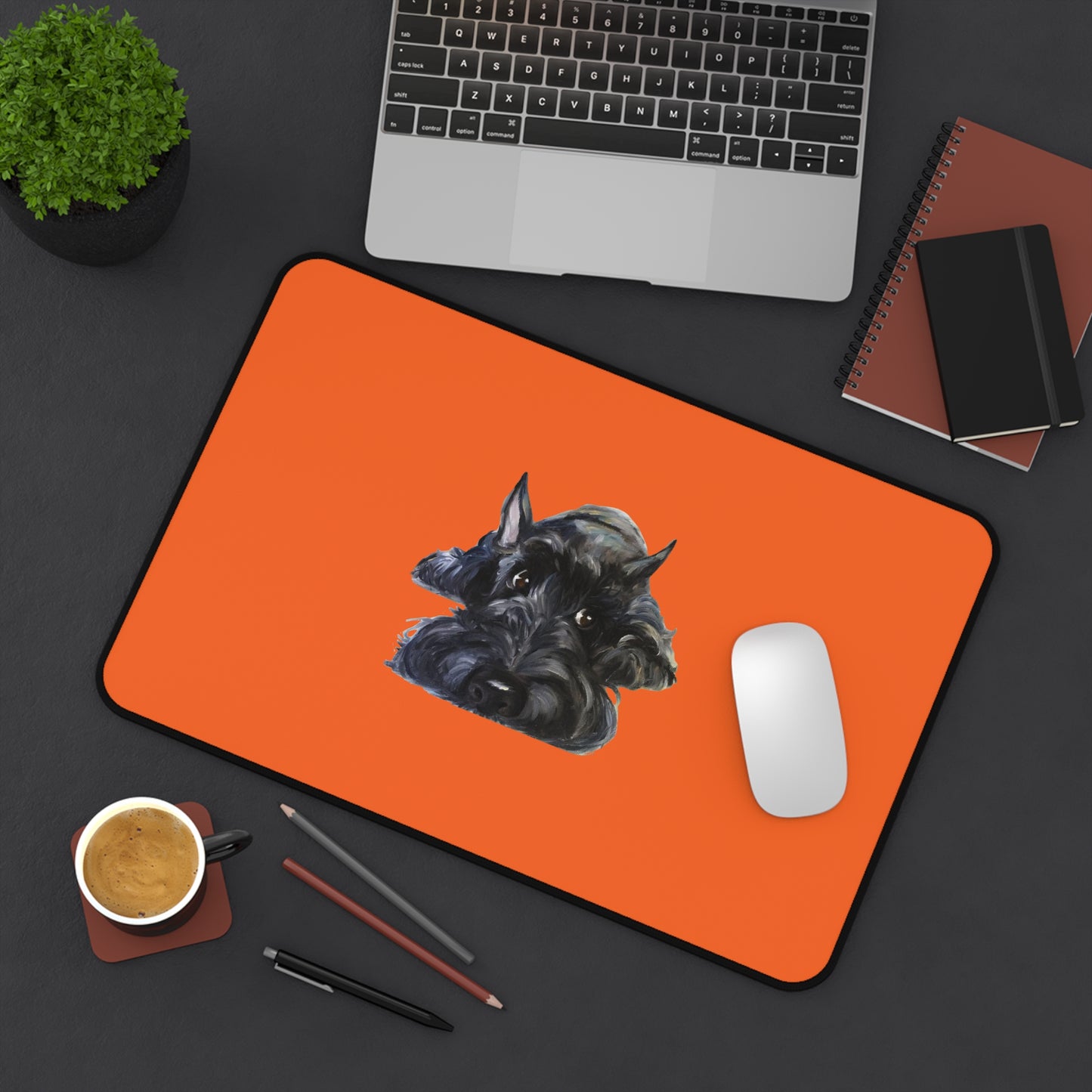 Scottish Terrier Desk Mat - Pet Lover Gift, Home Office Decor, Dog-Themed Desk Accessories, Personalized Gift, Animal Lover's Mat