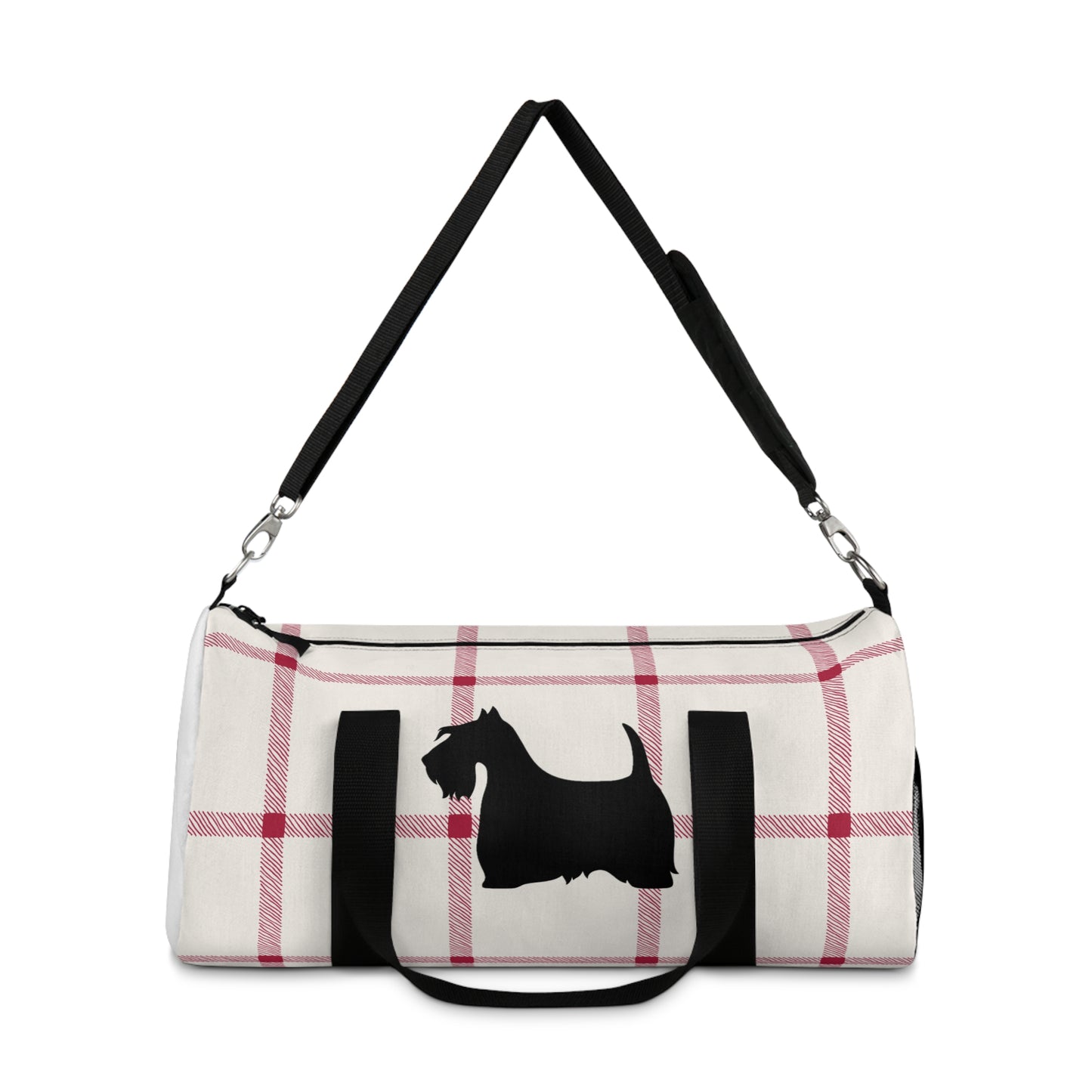 Plaid Scottish Terrier Duffel Bag - Perfect for Travel, Gym, Pet Owners, Gifts, and Weekenders