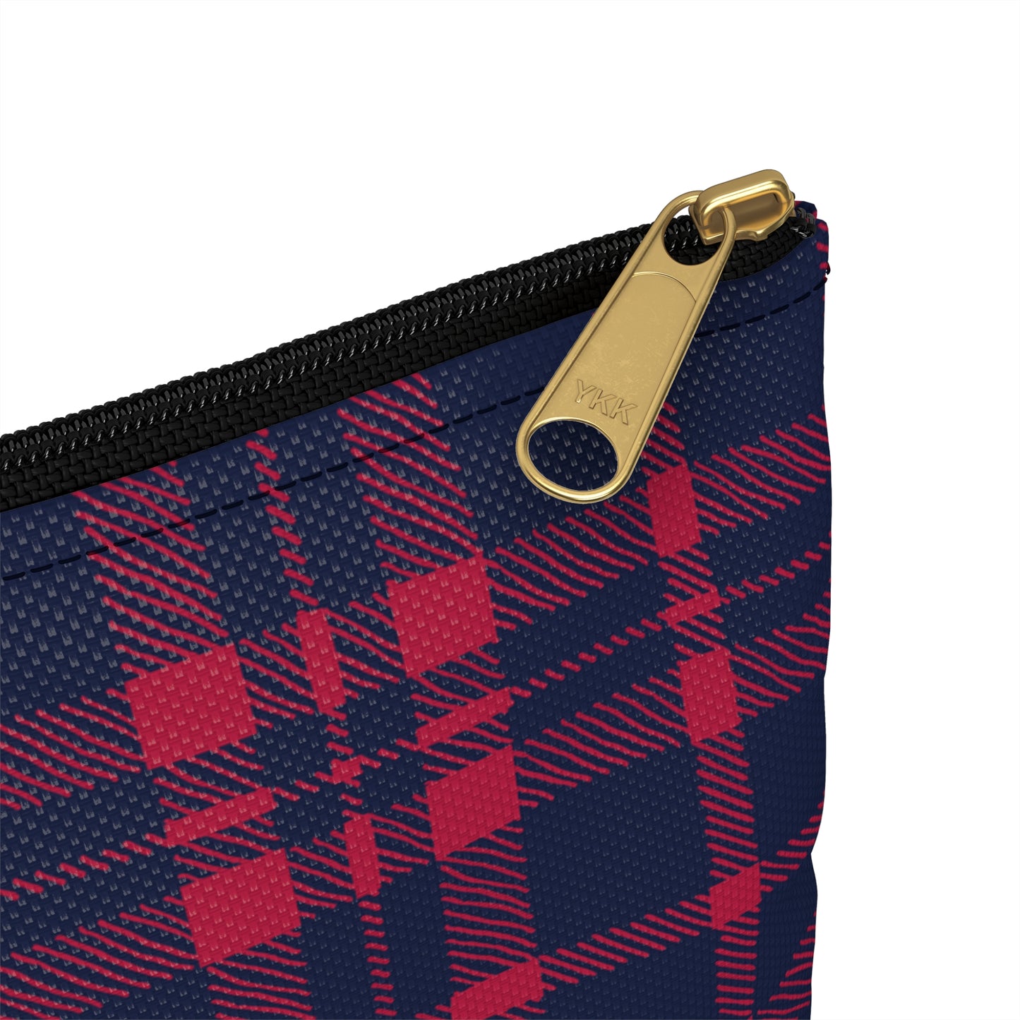 Scottish Terrier Accessory Pouch, Pet Lover Gift, Dog Travel Bag, Stylish Makeup Case, Plaid Organizer