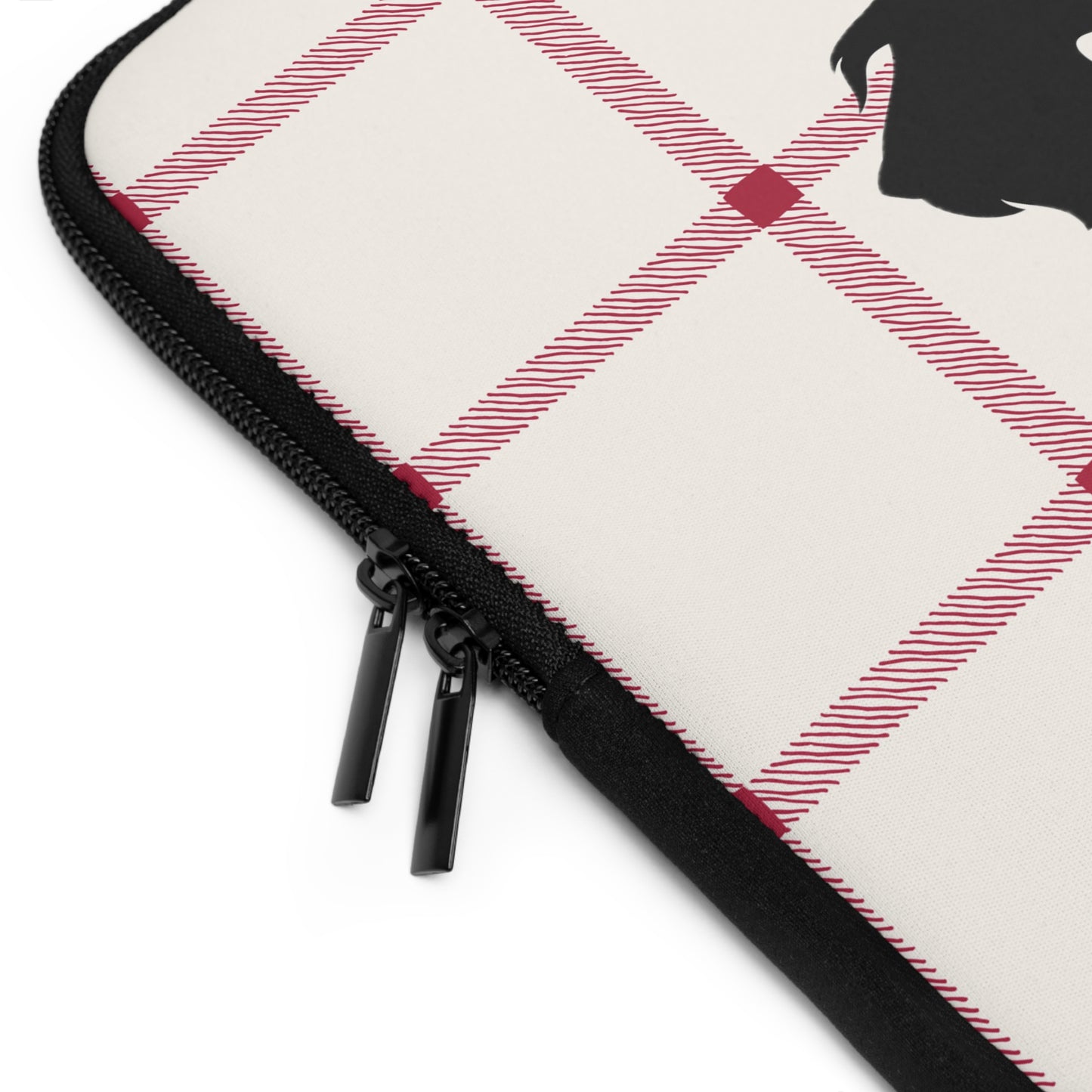 Laptop Sleeve Plaid Scottish Terrier