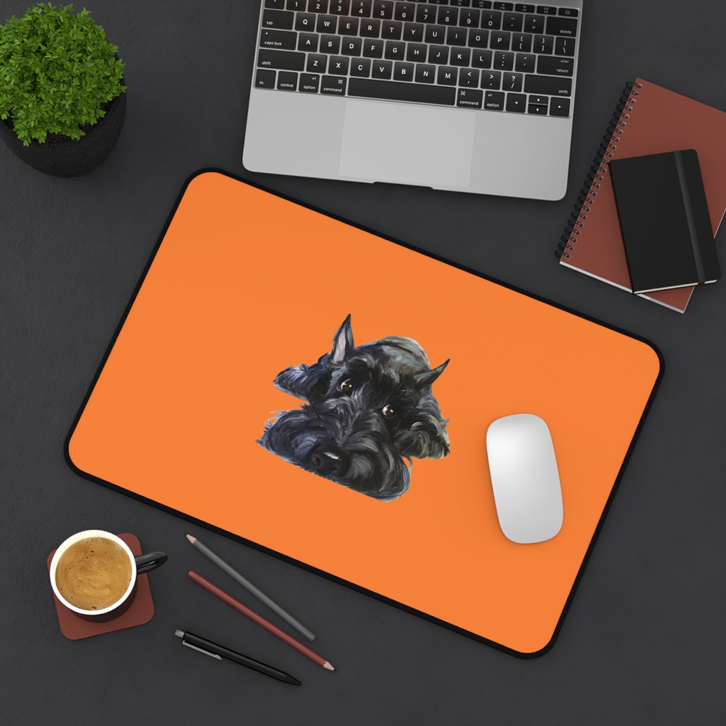 Scottish Terrier Desk Mat - Pet Lover Gift, Home Office Decor, Dog-Themed Desk Accessories, Personalized Gift, Animal Lover's Mat