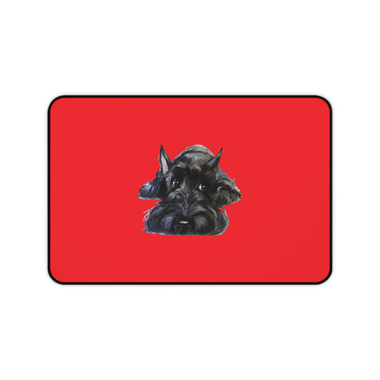 Scottish Terrier Desk Mat - Pet Lover Gift, Home Office Decor, Dog-Themed Desk Accessories, Personalized Gift, Animal Lover's Mat