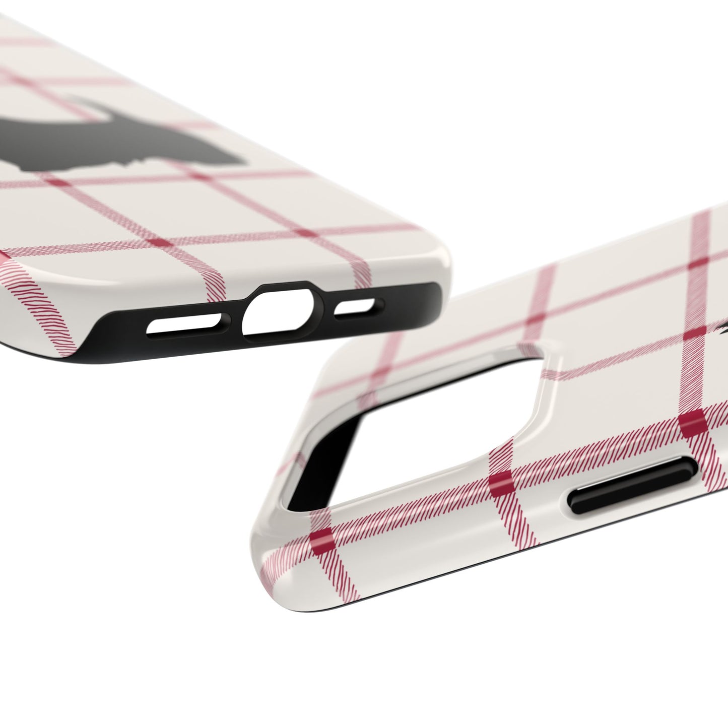 Scottish Terrier Phone Case, Tough Cases, Scottie Dog Phone Cover, Gift for Dog Lovers, Plaid Design